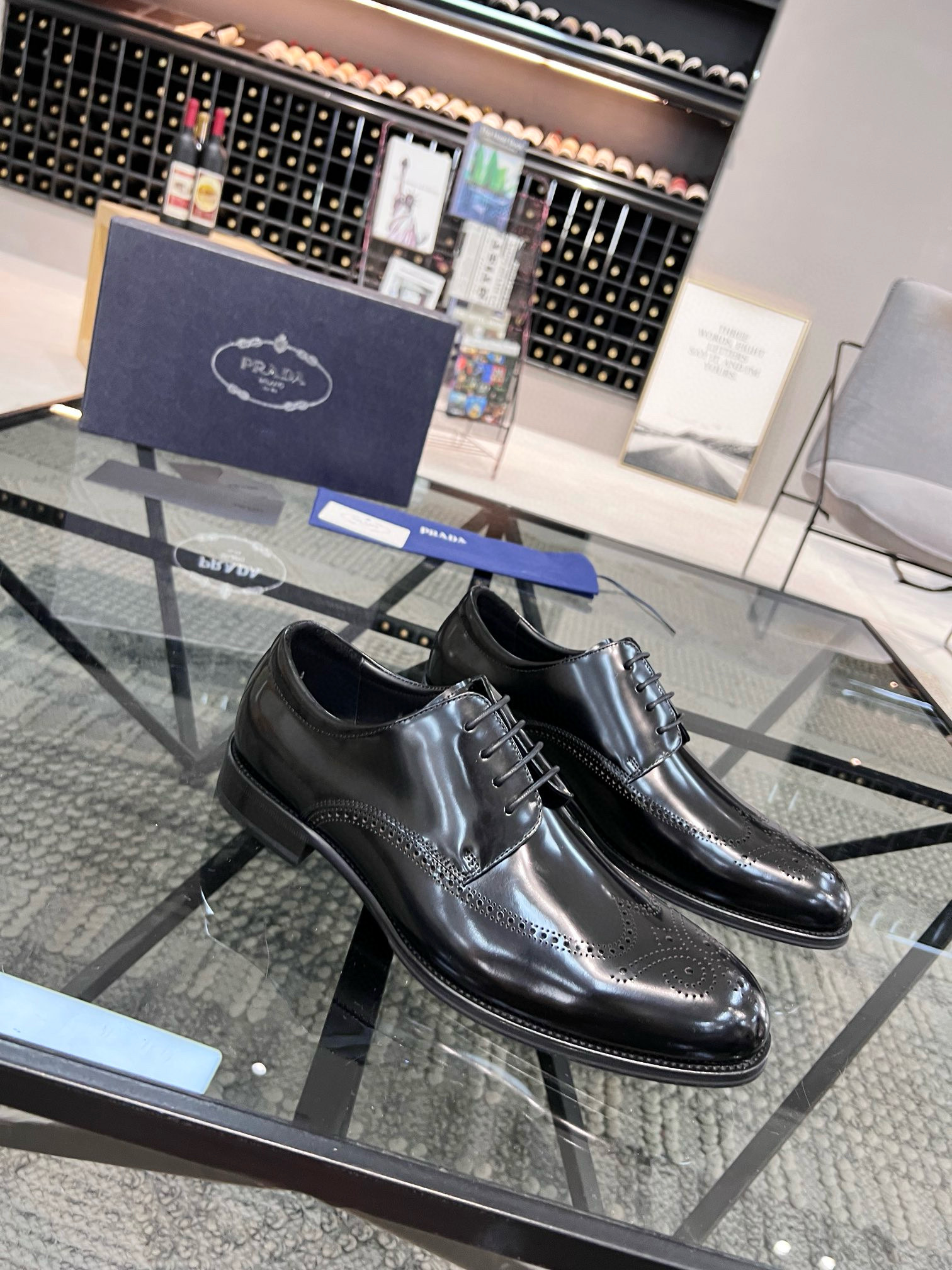 프라다 남자 구두