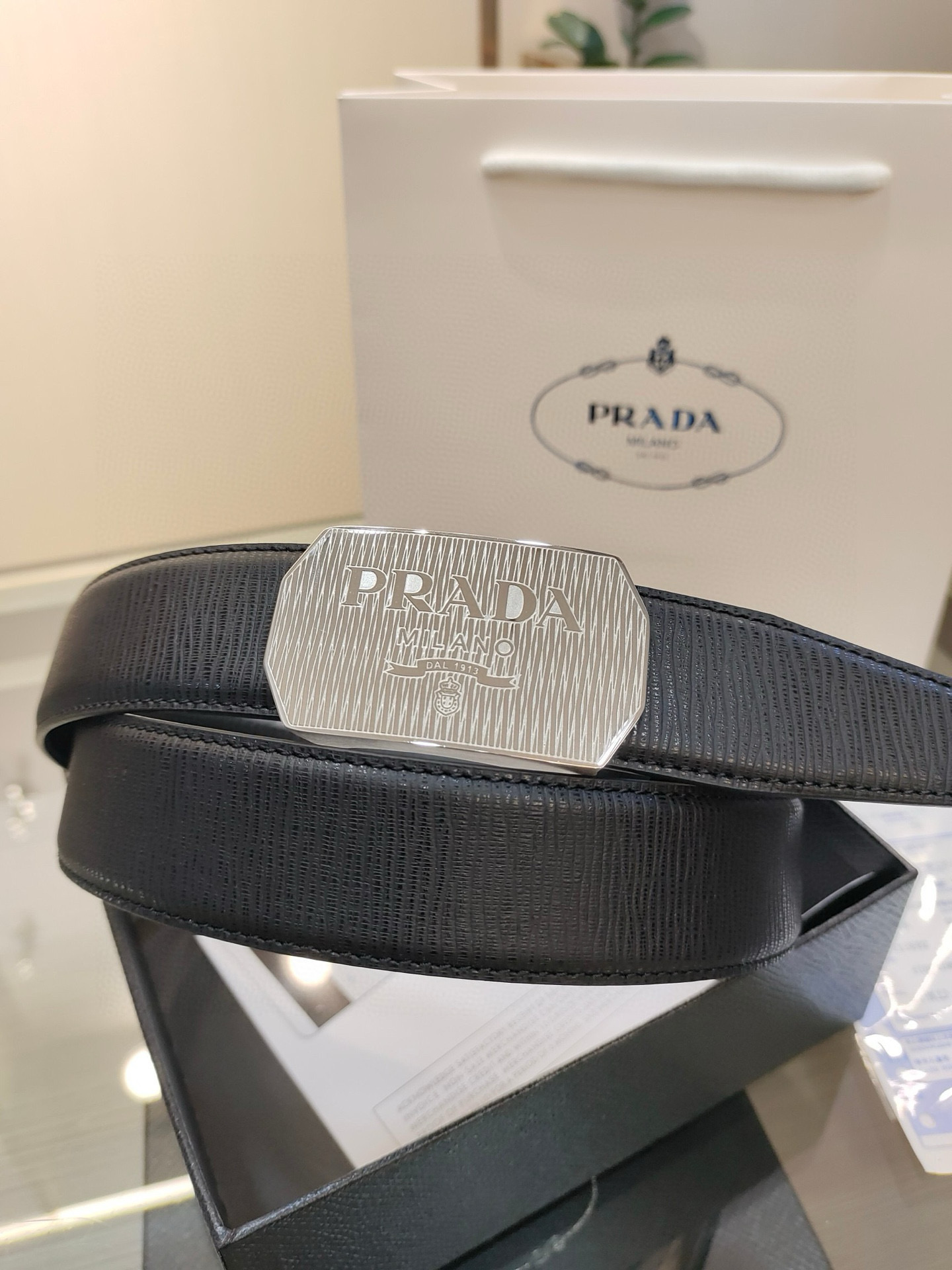 프라다 남자 벨트