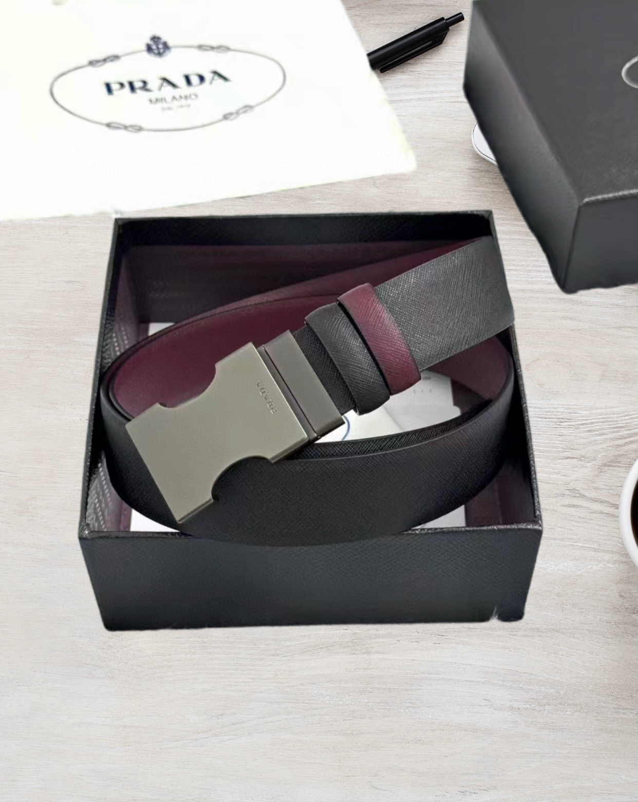 프라다 5컬러 남자 벨트