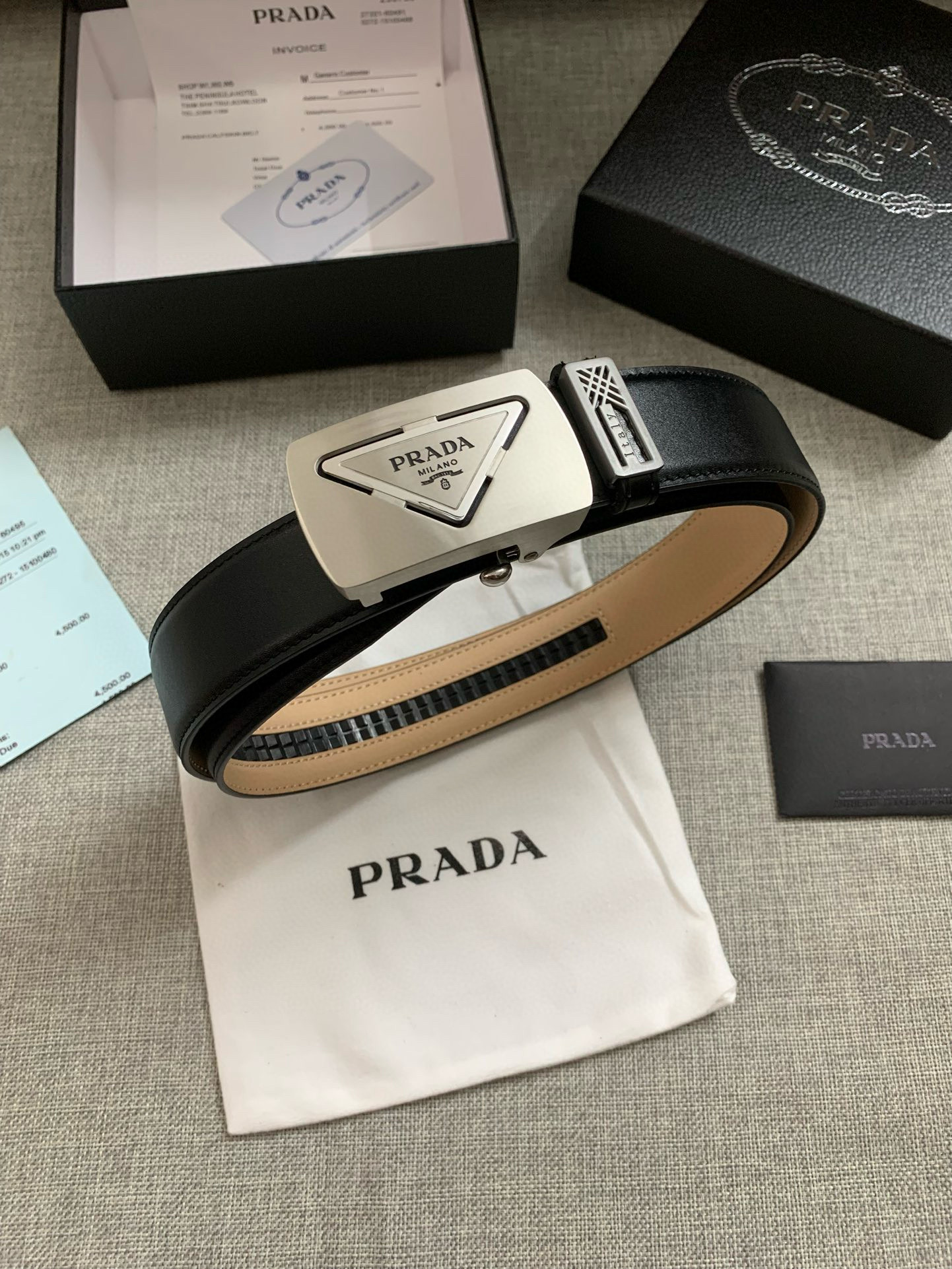 프라다 남자 벨트