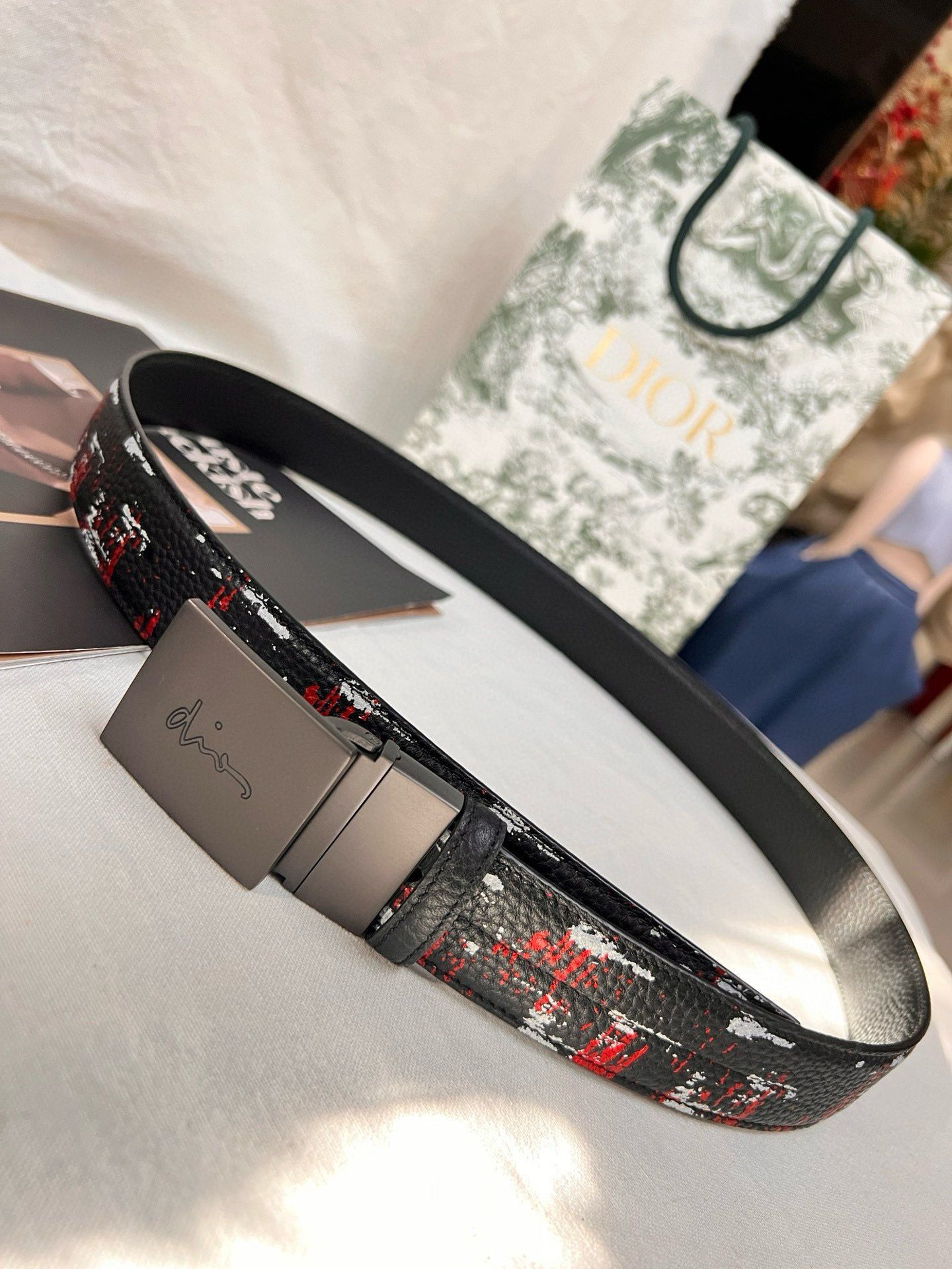 디올 남자 벨트