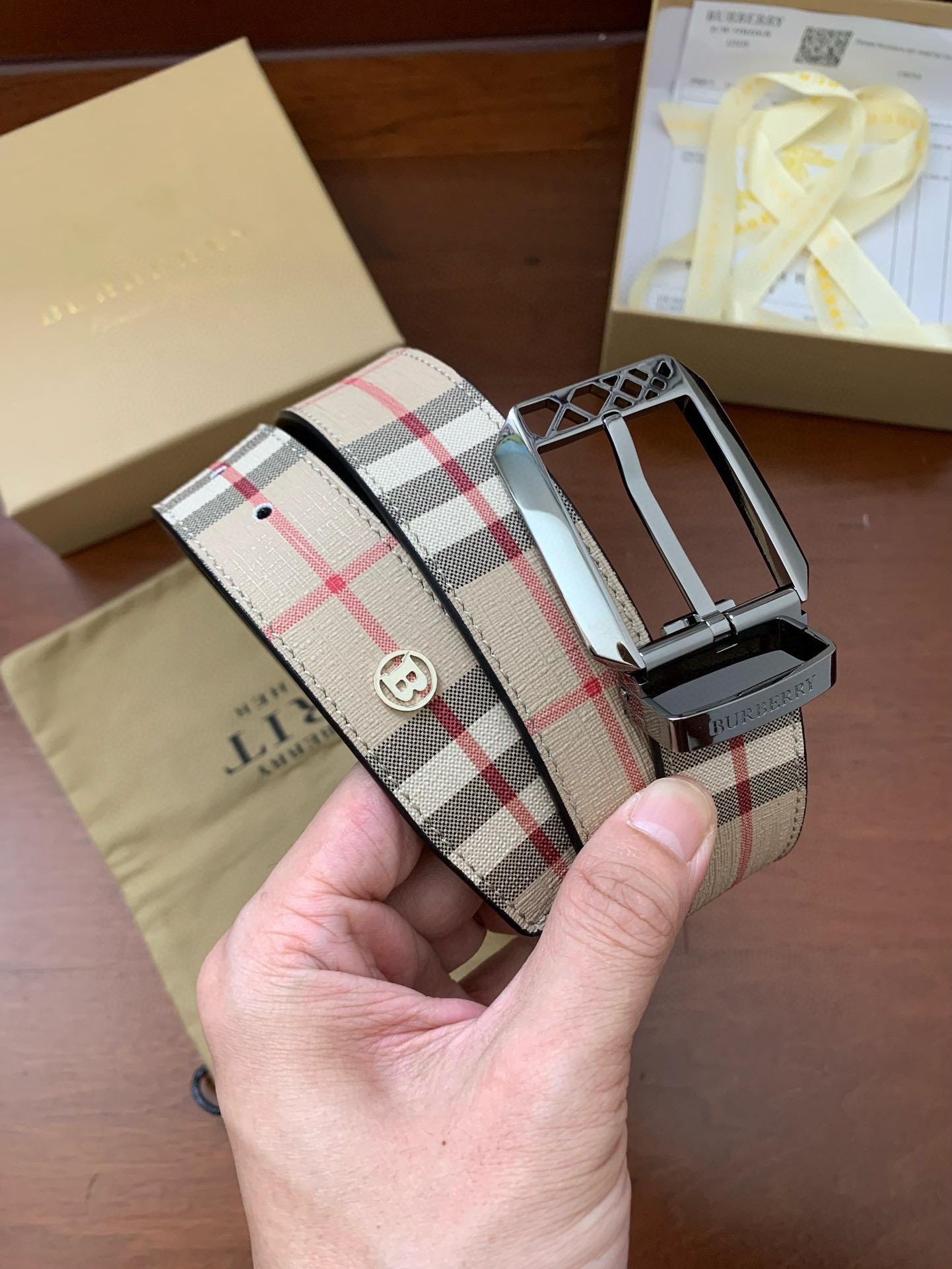 버버리 남자 벨트