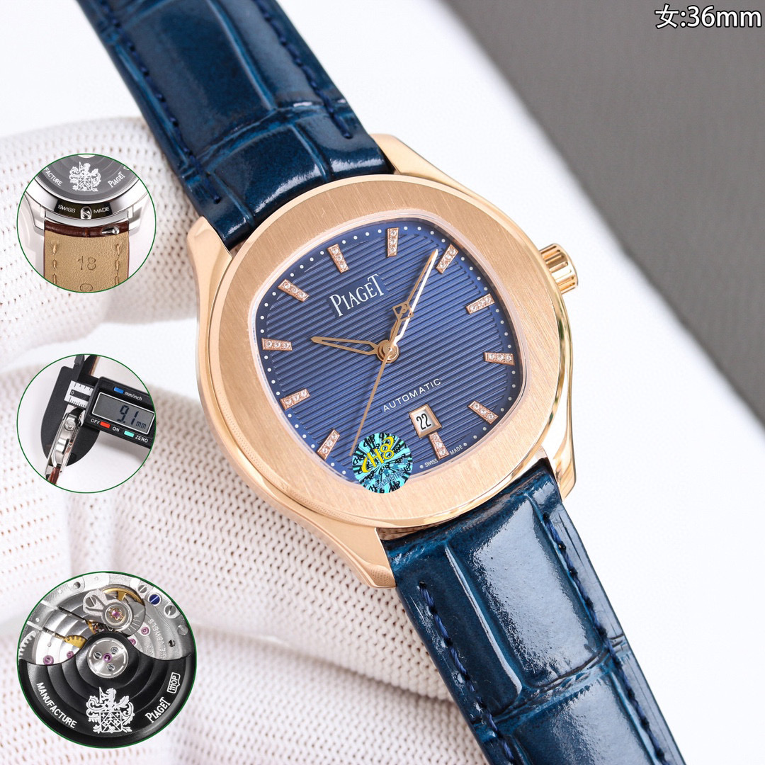 피아제 TW공장 미러급 남여커플시계