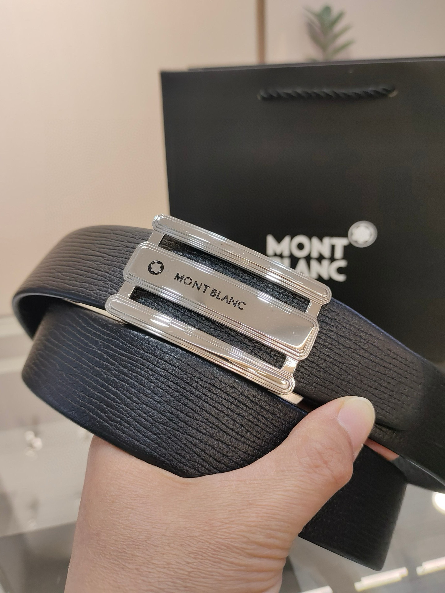 몽블랑 남자 벨트