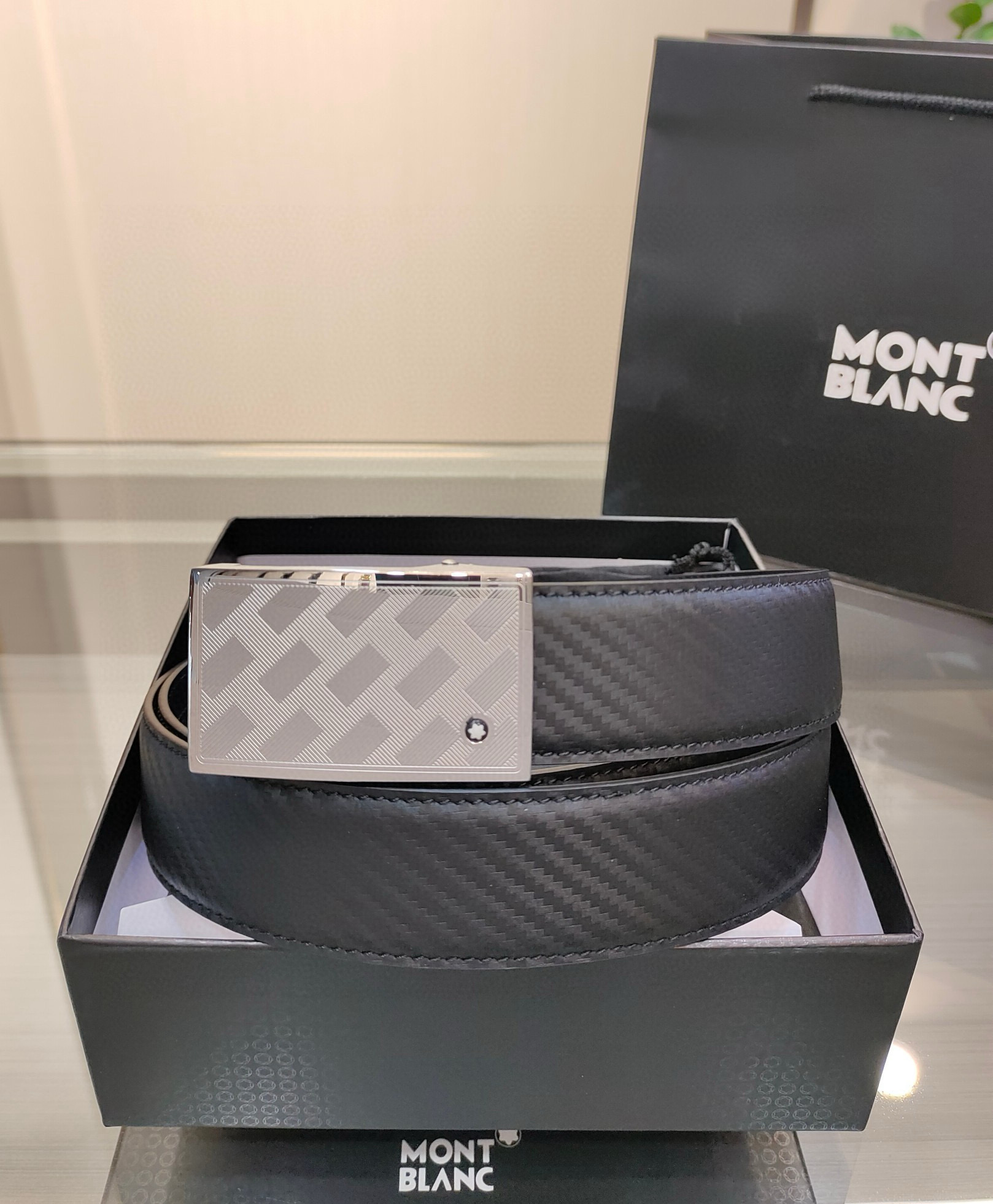 몽블랑 남자 벨트