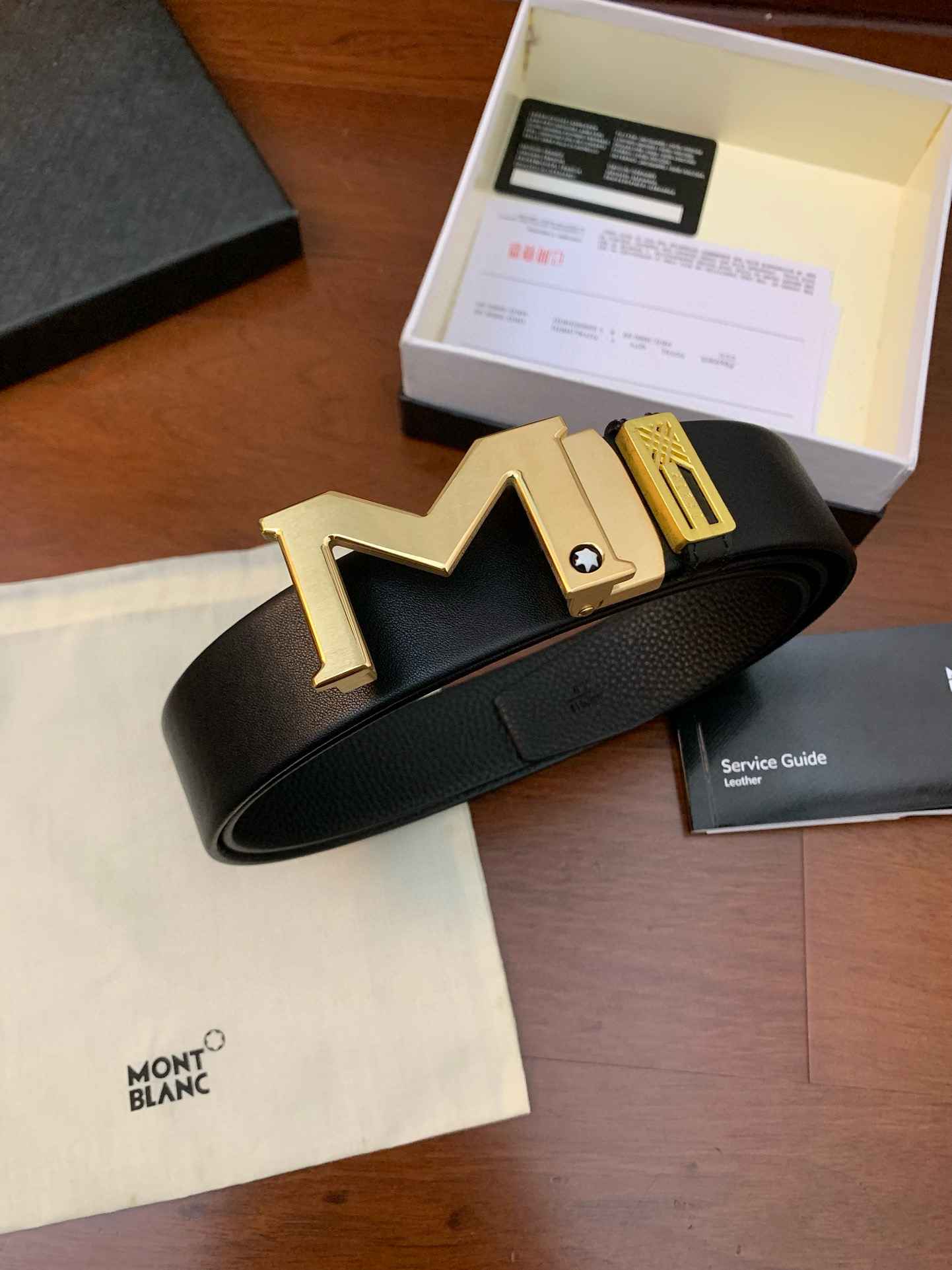 몽블랑 남자 벨트
