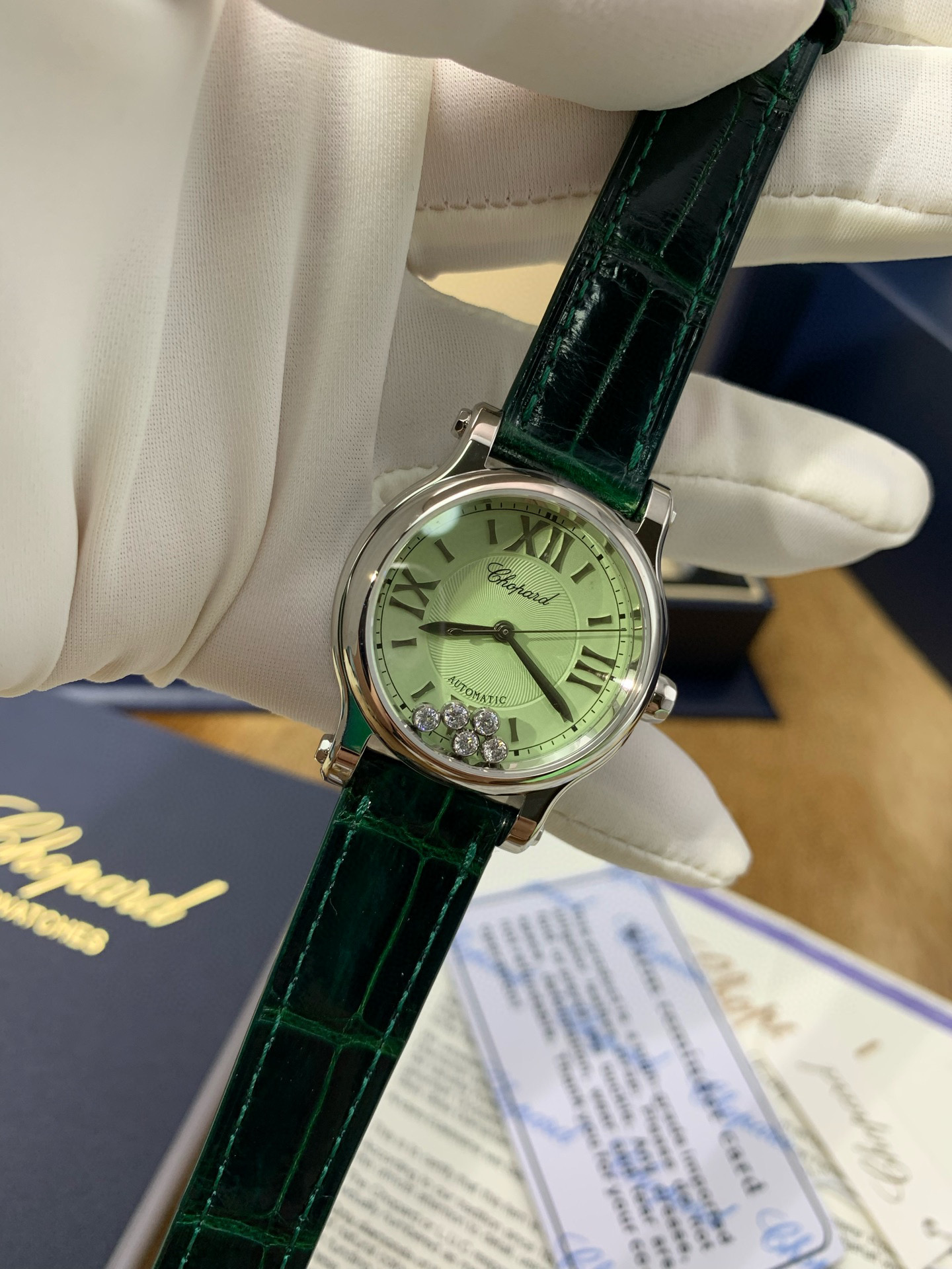 쇼파드 미러급 여자시계