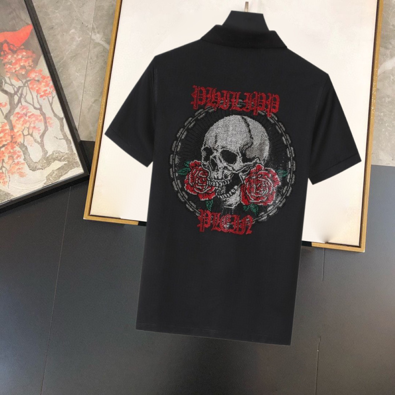 필립플레인 남자 반팔티