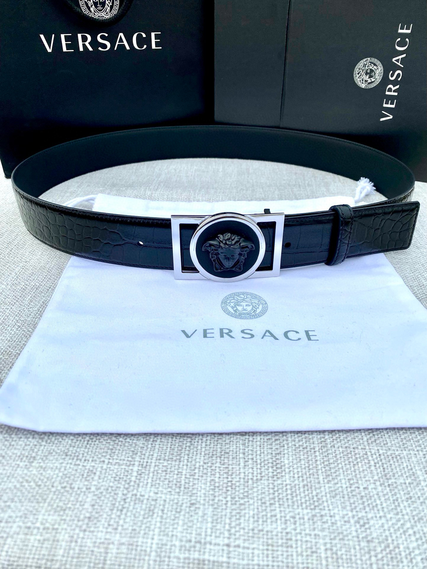 베르사체 남자 벨트 2컬러