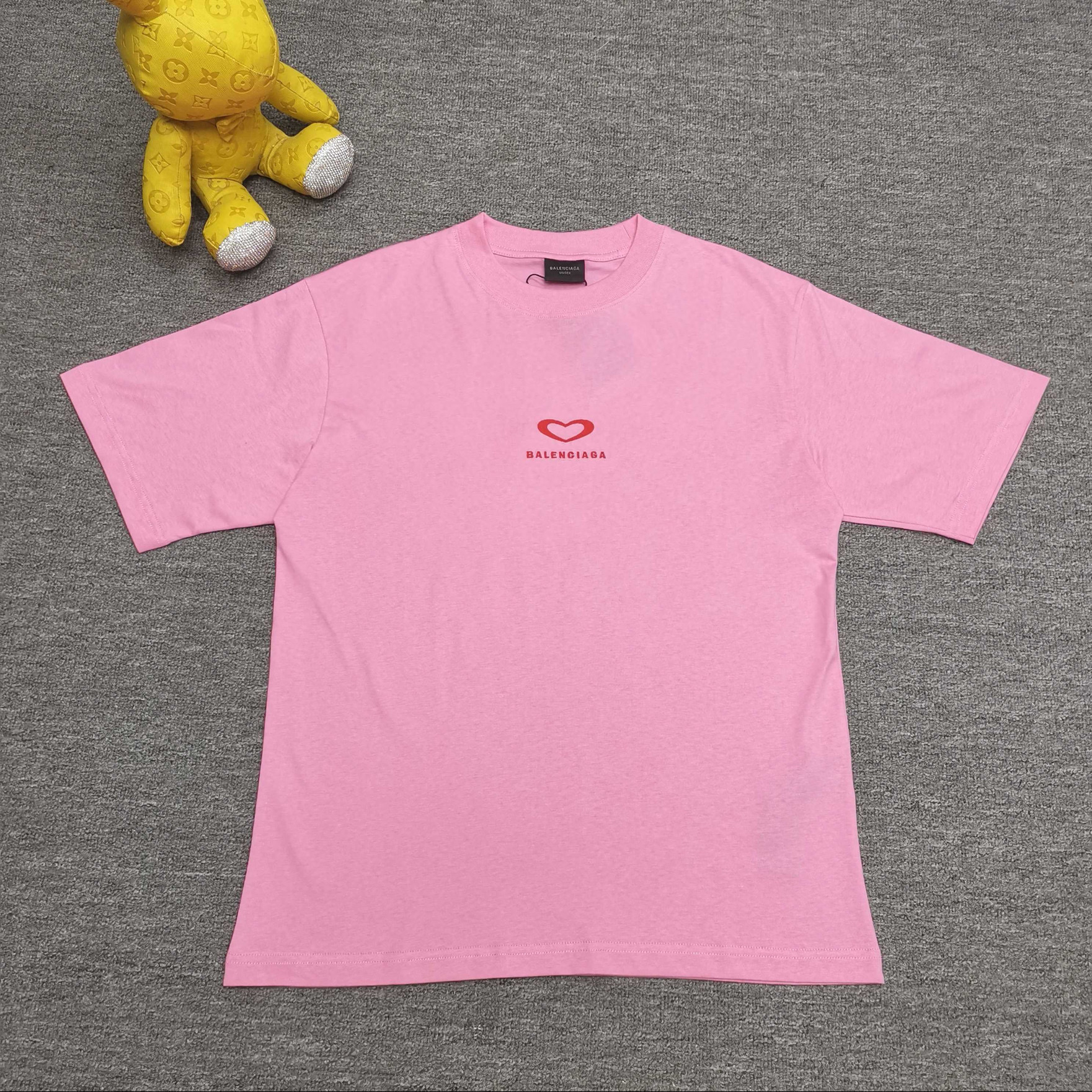 발렌시아가 남녀공용 반팔티