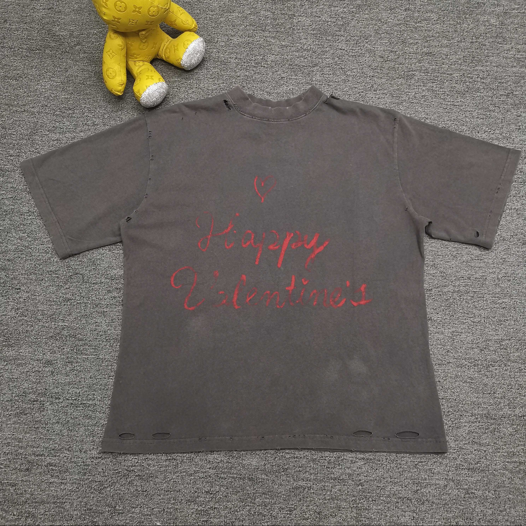 발렌시아가 남녀공용 반팔티