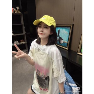 발렌시아가 남녀공용 반팔티