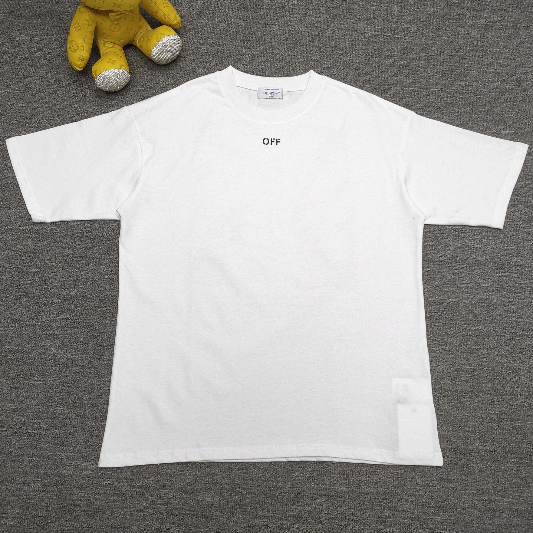오프화이트 남녀공용 반팔티