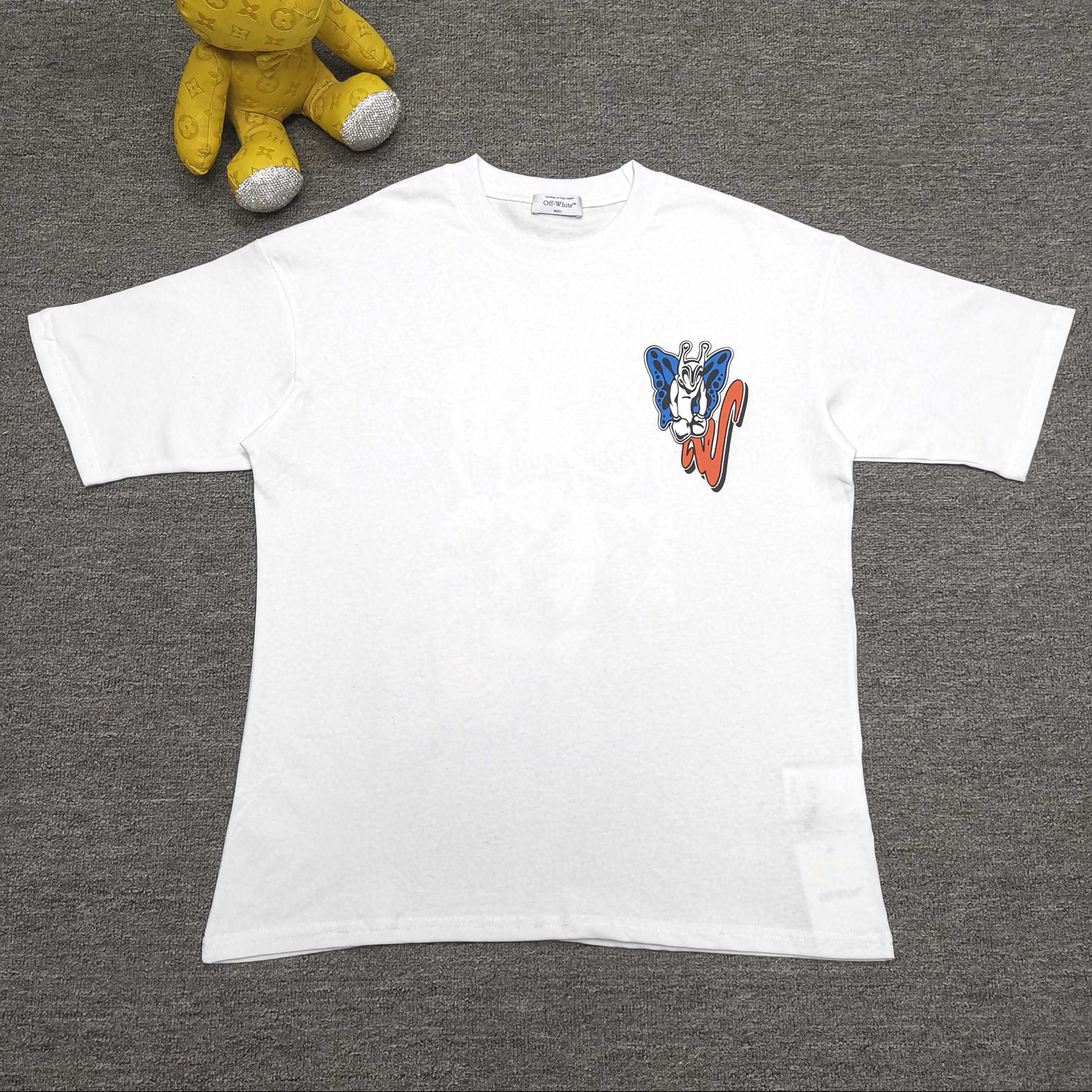 오프화이트 남녀공용 반팔티