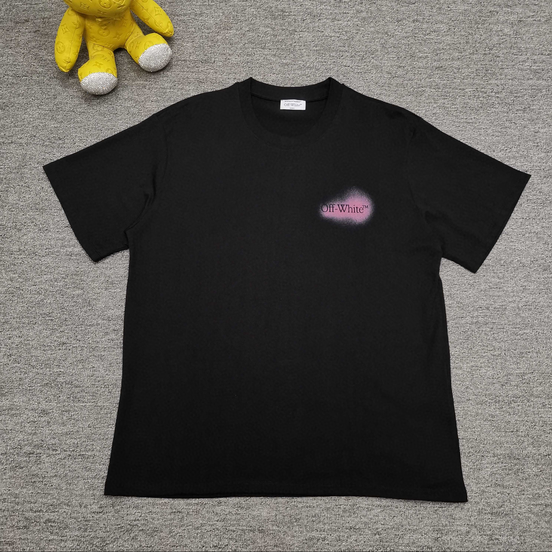 오프화이트 남녀공용 반팔티