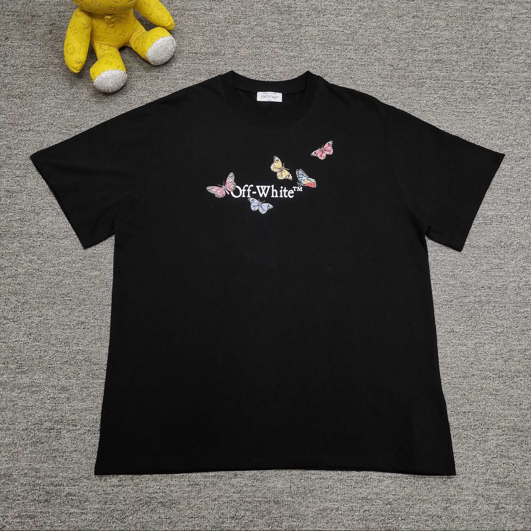 오프화이트 남녀공용 반팔티