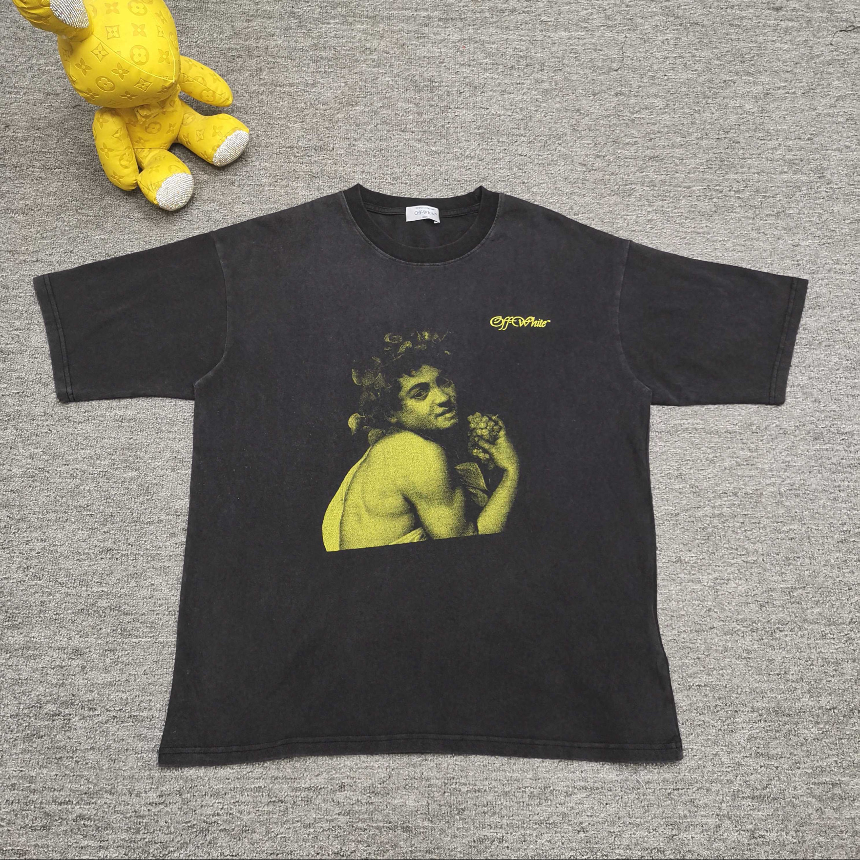 오프화이트 남녀공용 반팔티
