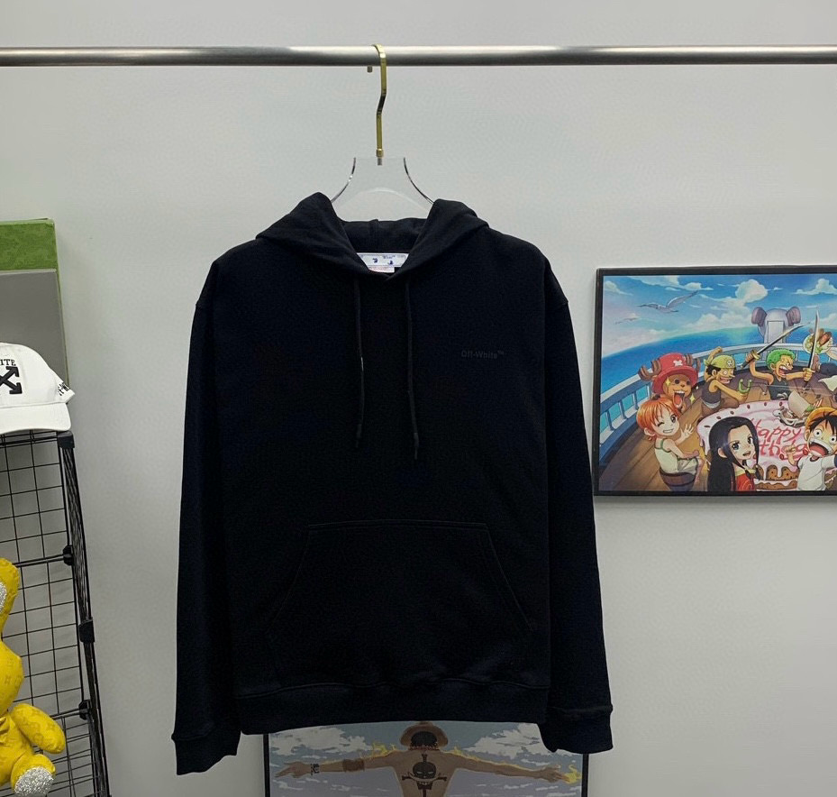 오프화이트 남녀공용 후드티 맨투맨
