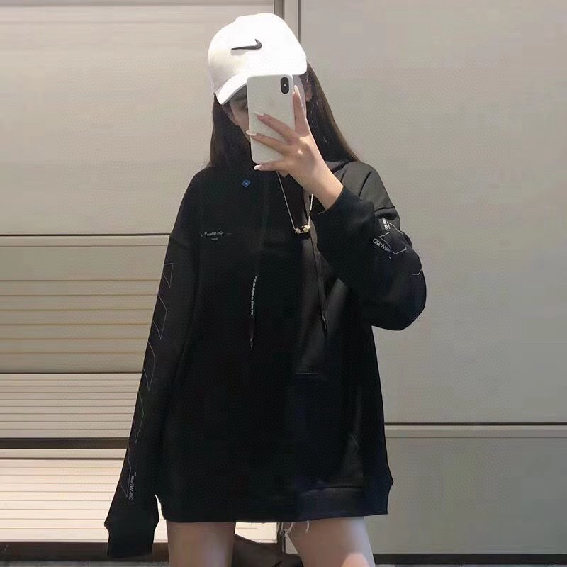 오프화이트 남녀공용 후드티 맨투맨