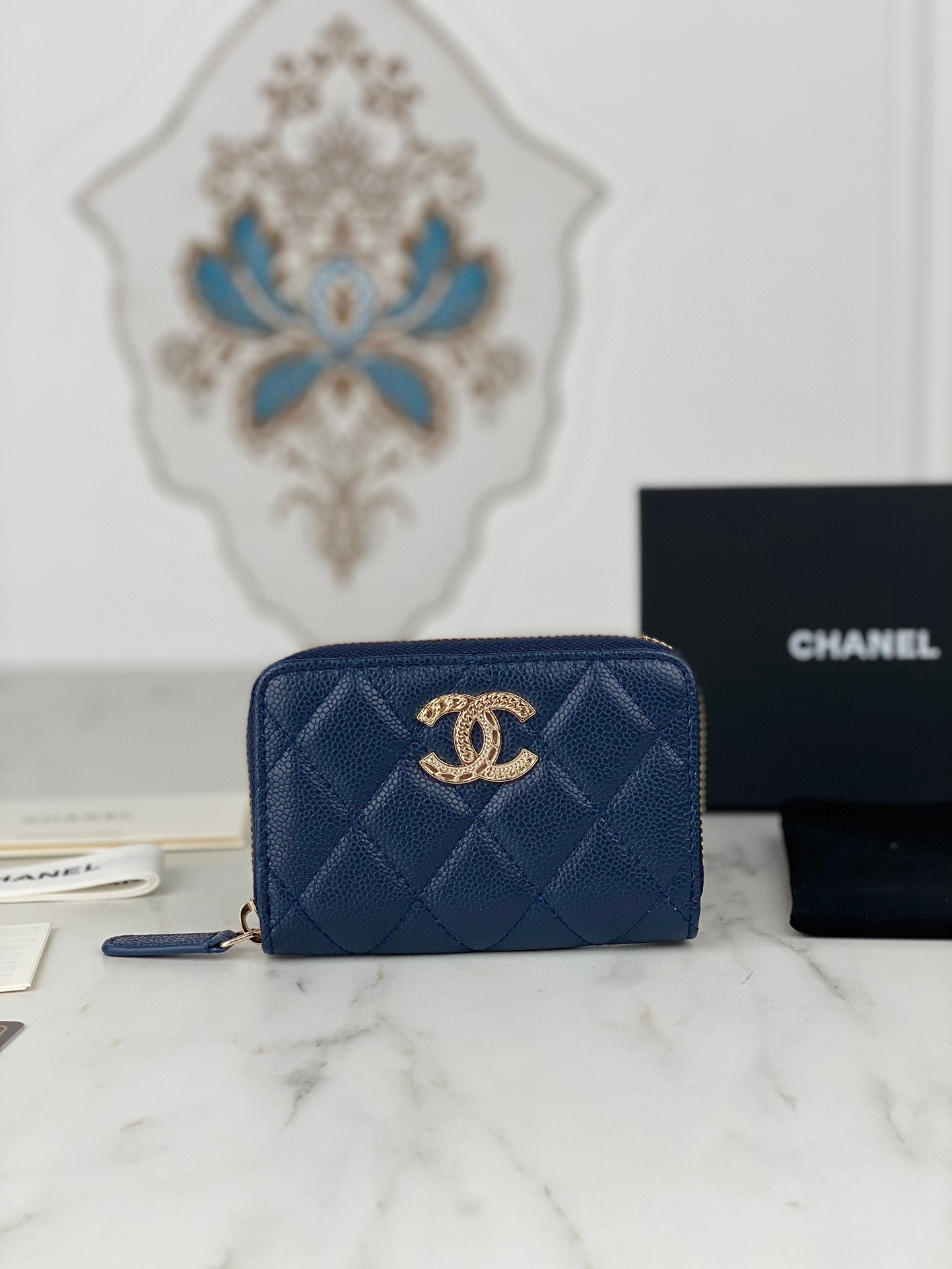 샤넬 3045 여자 카드지갑 머니클립