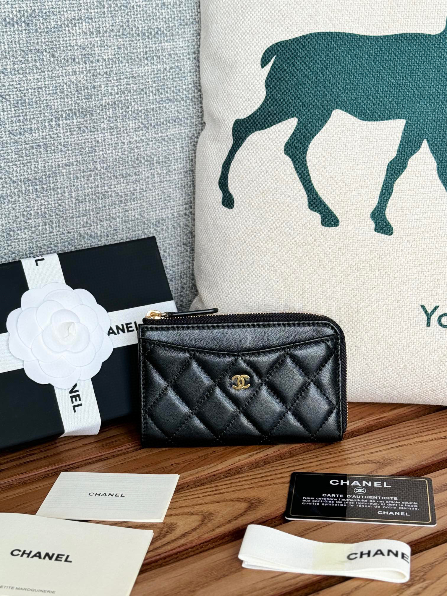 샤넬 A3179 여자 카드지갑 머니클립