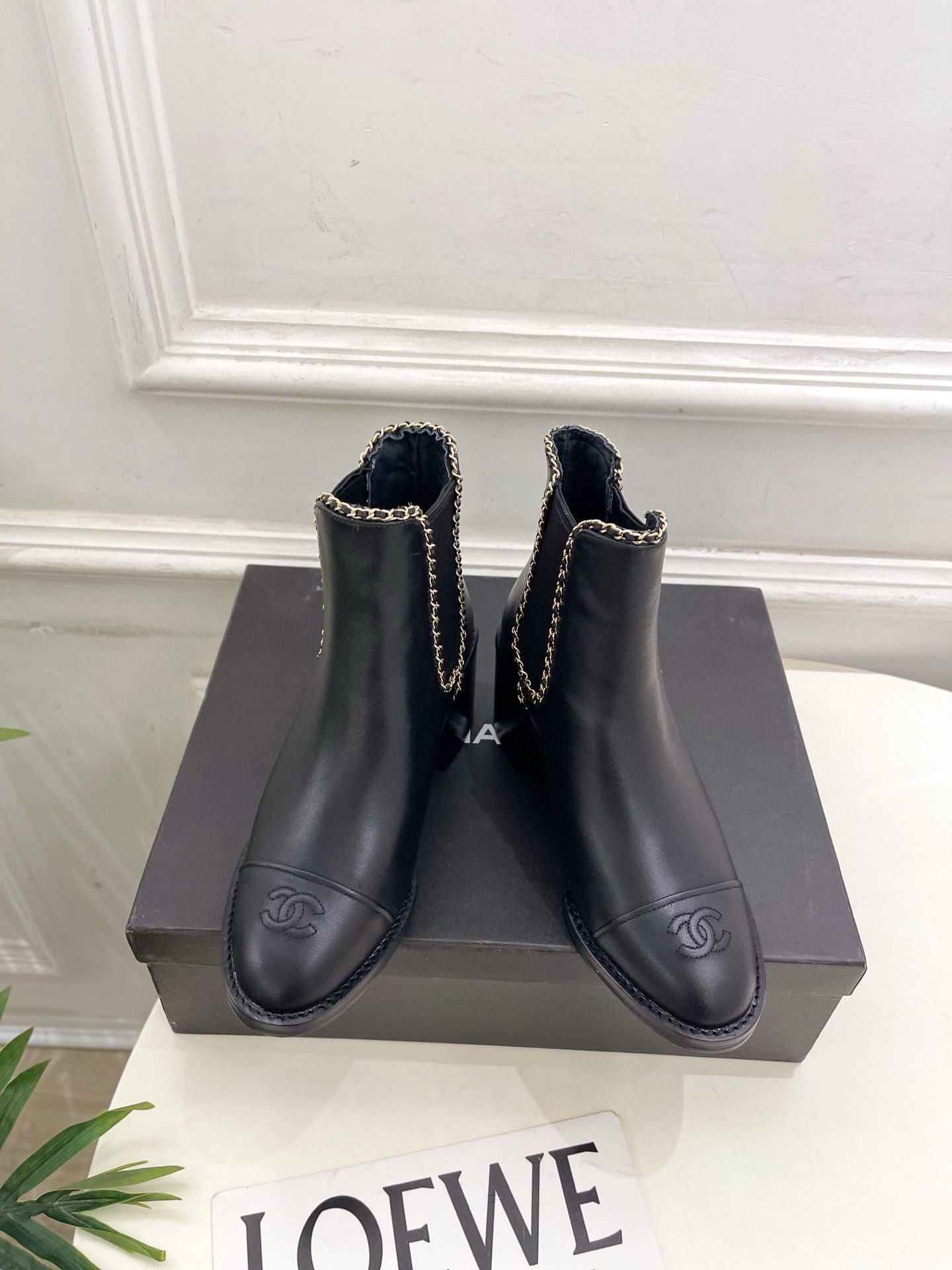 샤넬 7cm 여자 부츠