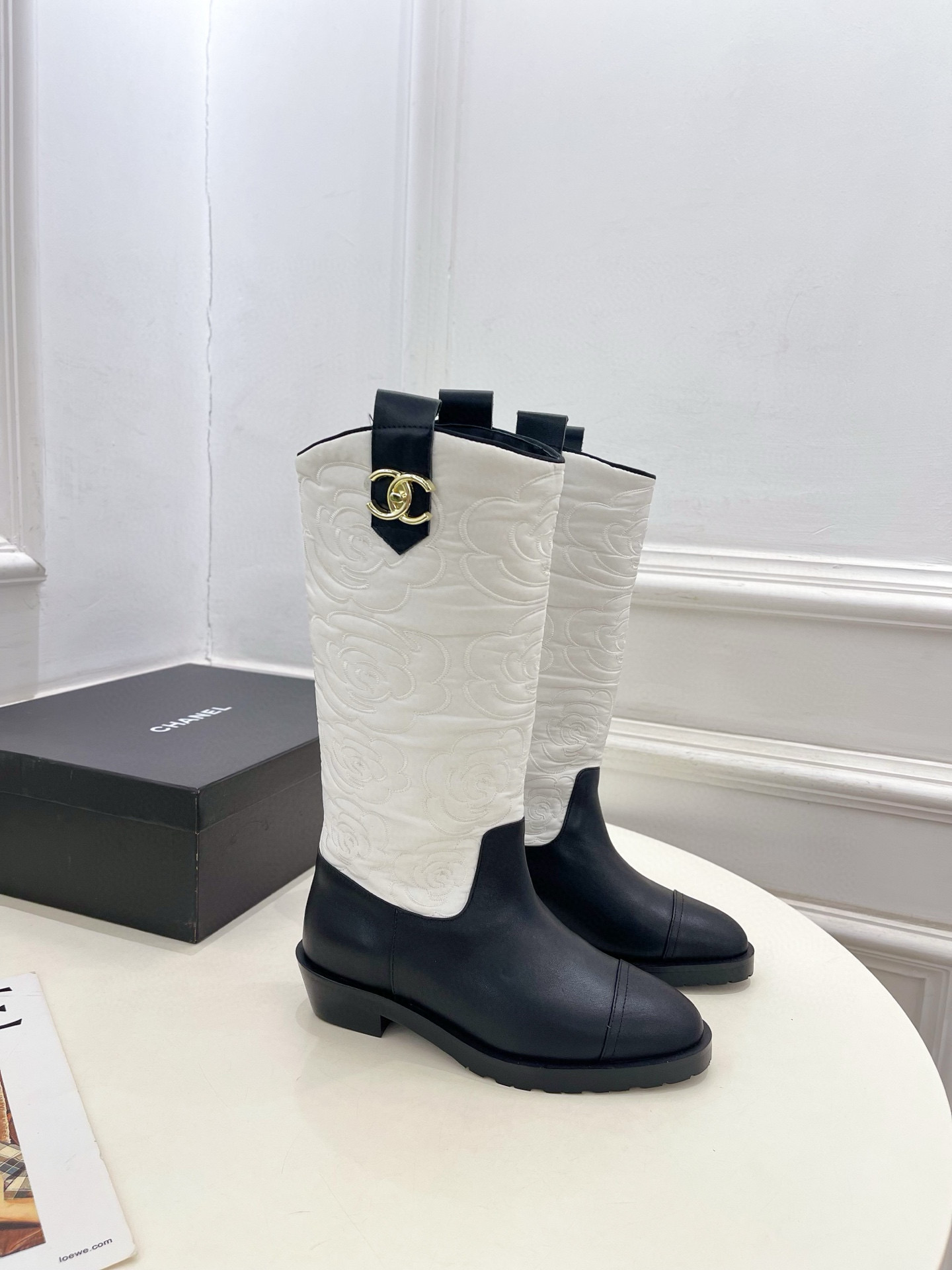샤넬 3.5cm 여자 부츠