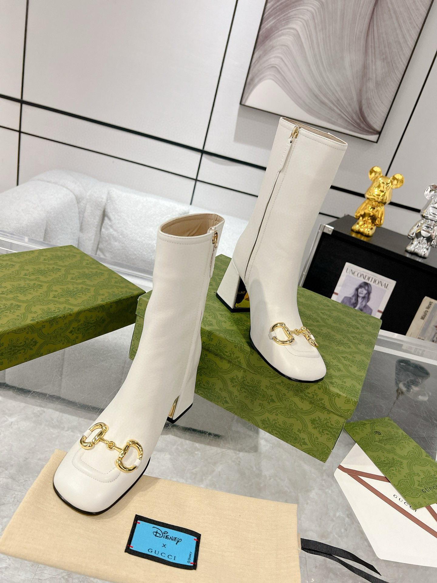 구찌 7.5CM 여자 부츠