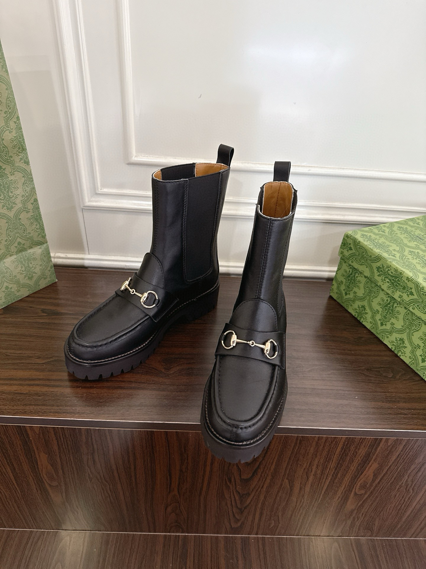 구찌 4.5CM 여자 부츠