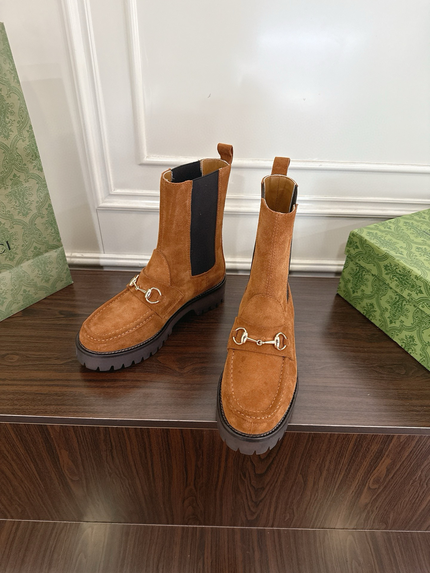 구찌 4.5CM 여자 부츠