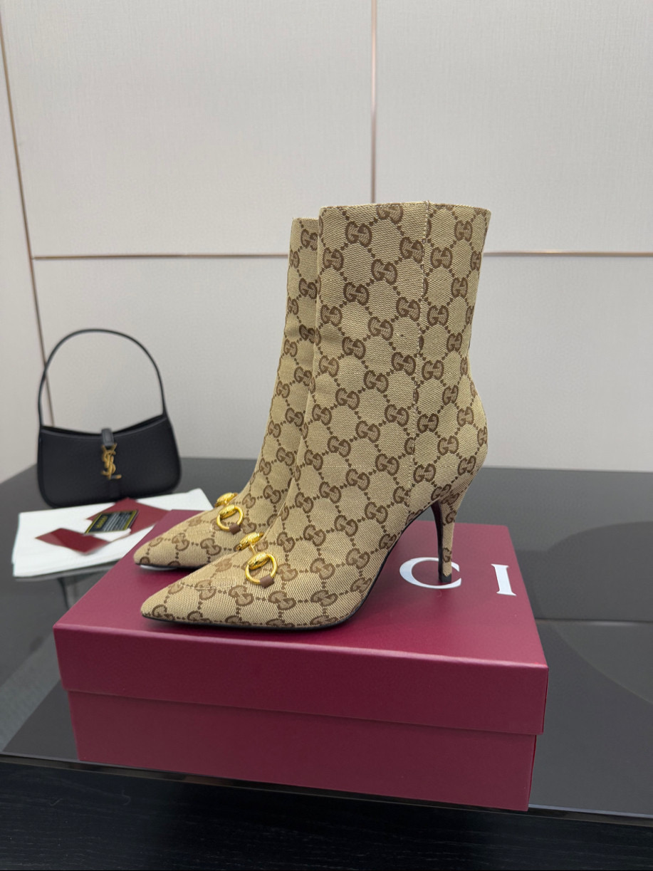 구찌 10CM 여자 부츠