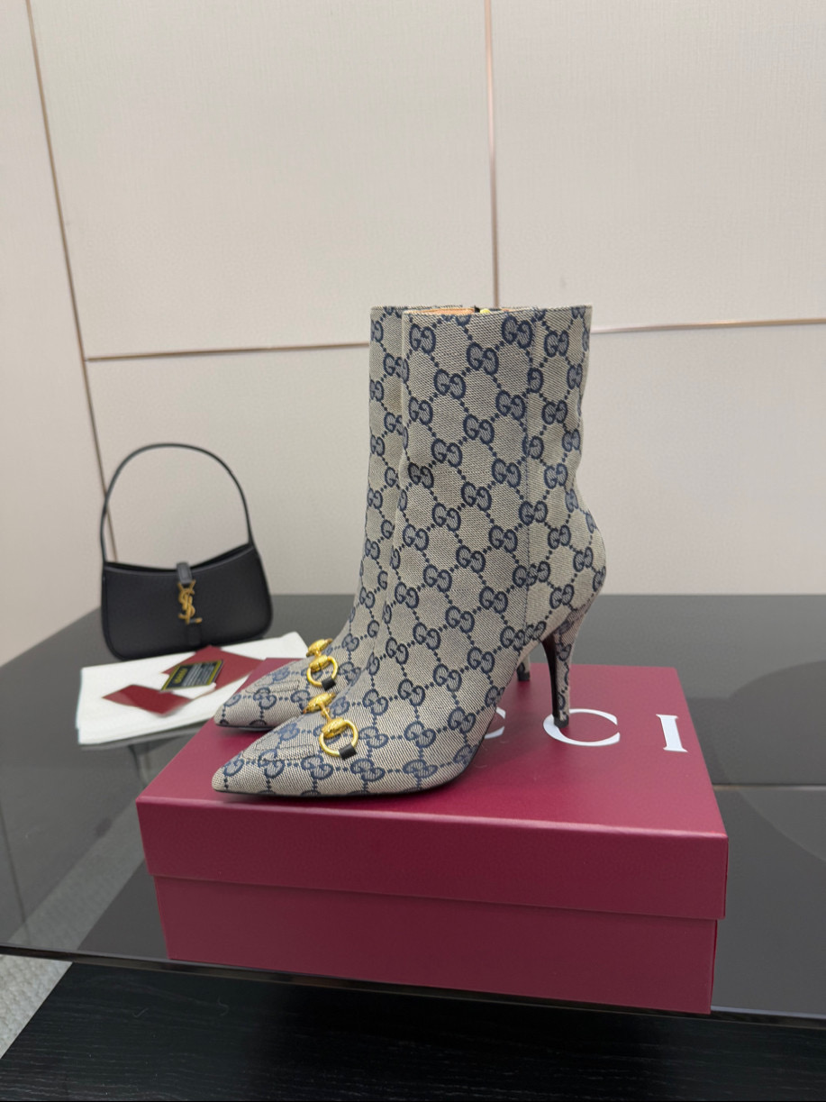 구찌 10CM 여자 부츠