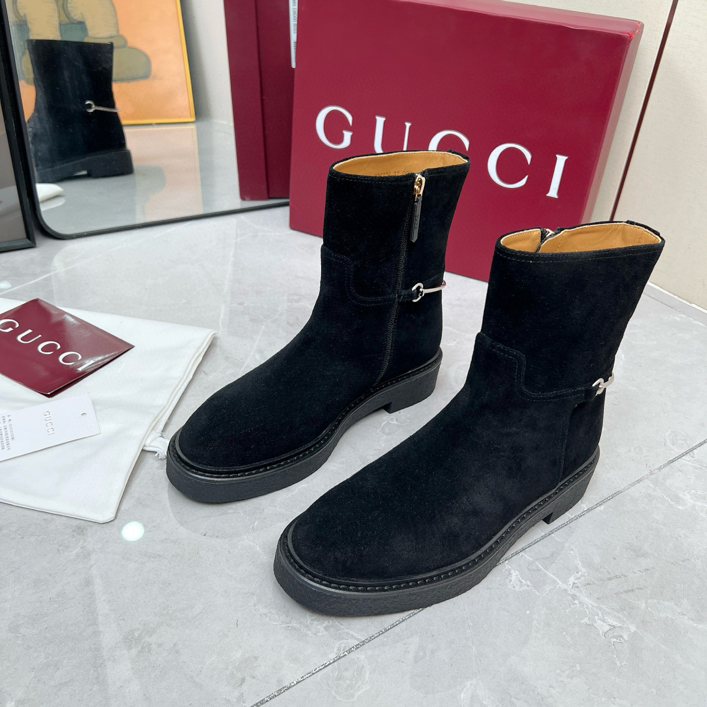 구찌 여자 부츠