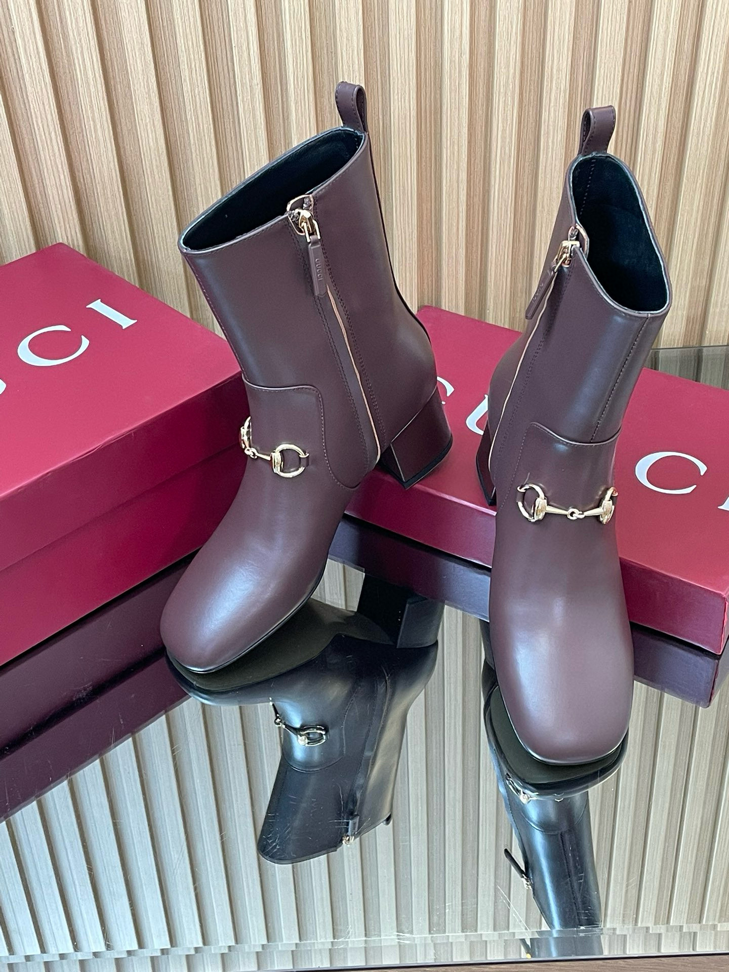 구찌 5.5CM 여자 부츠