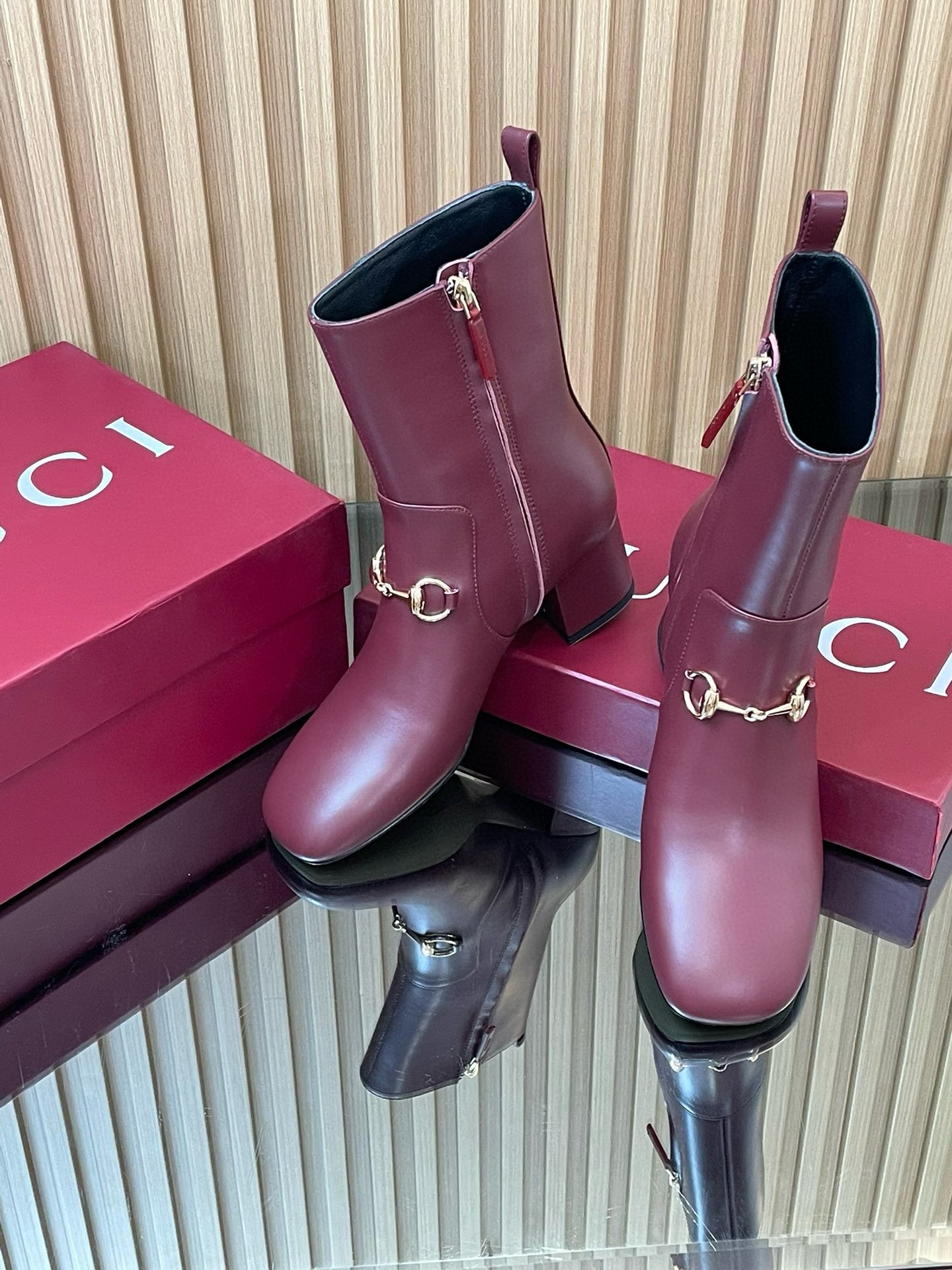 구찌 5.5CM 여자 부츠
