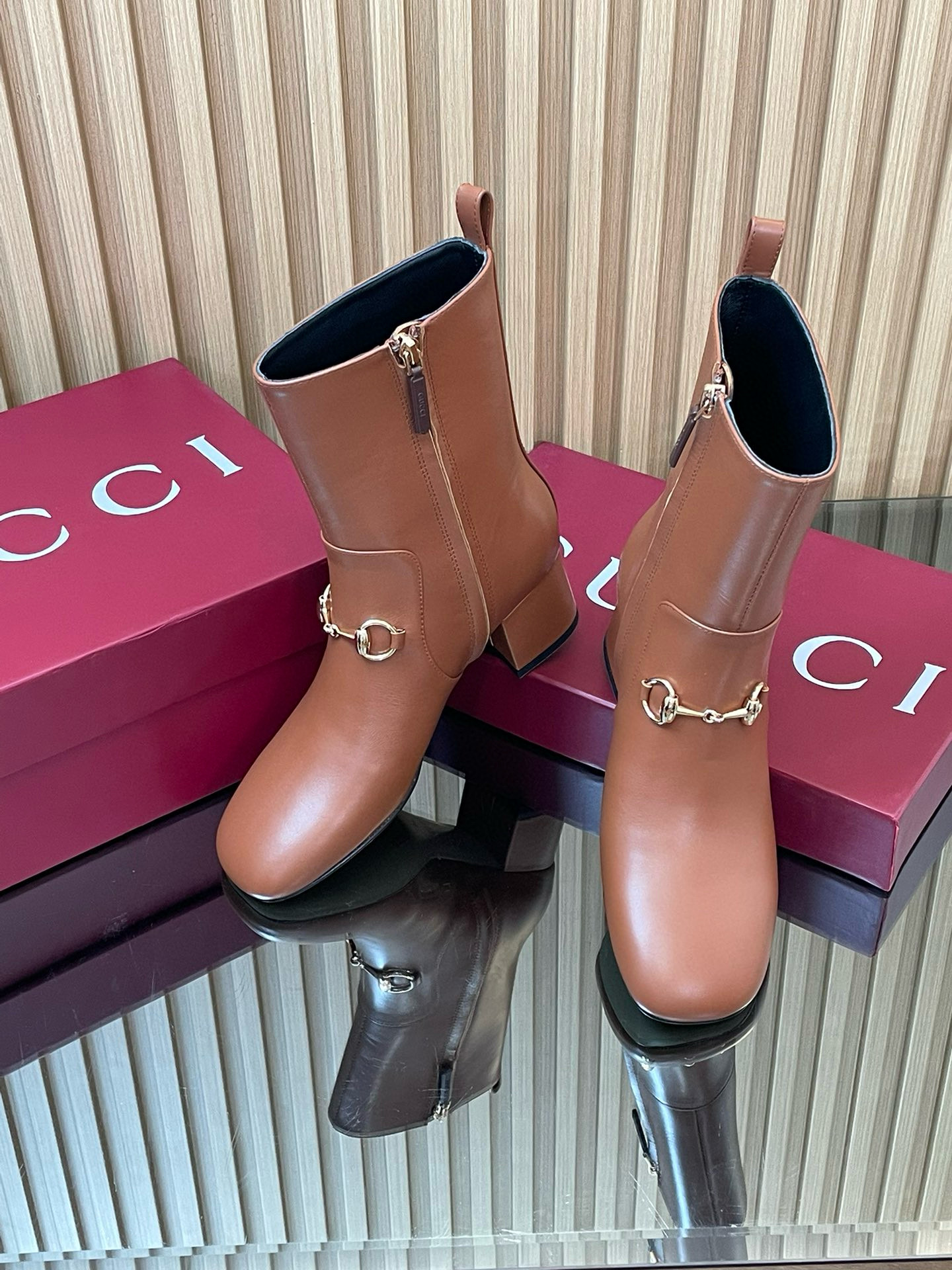 구찌 5.5CM 여자 부츠