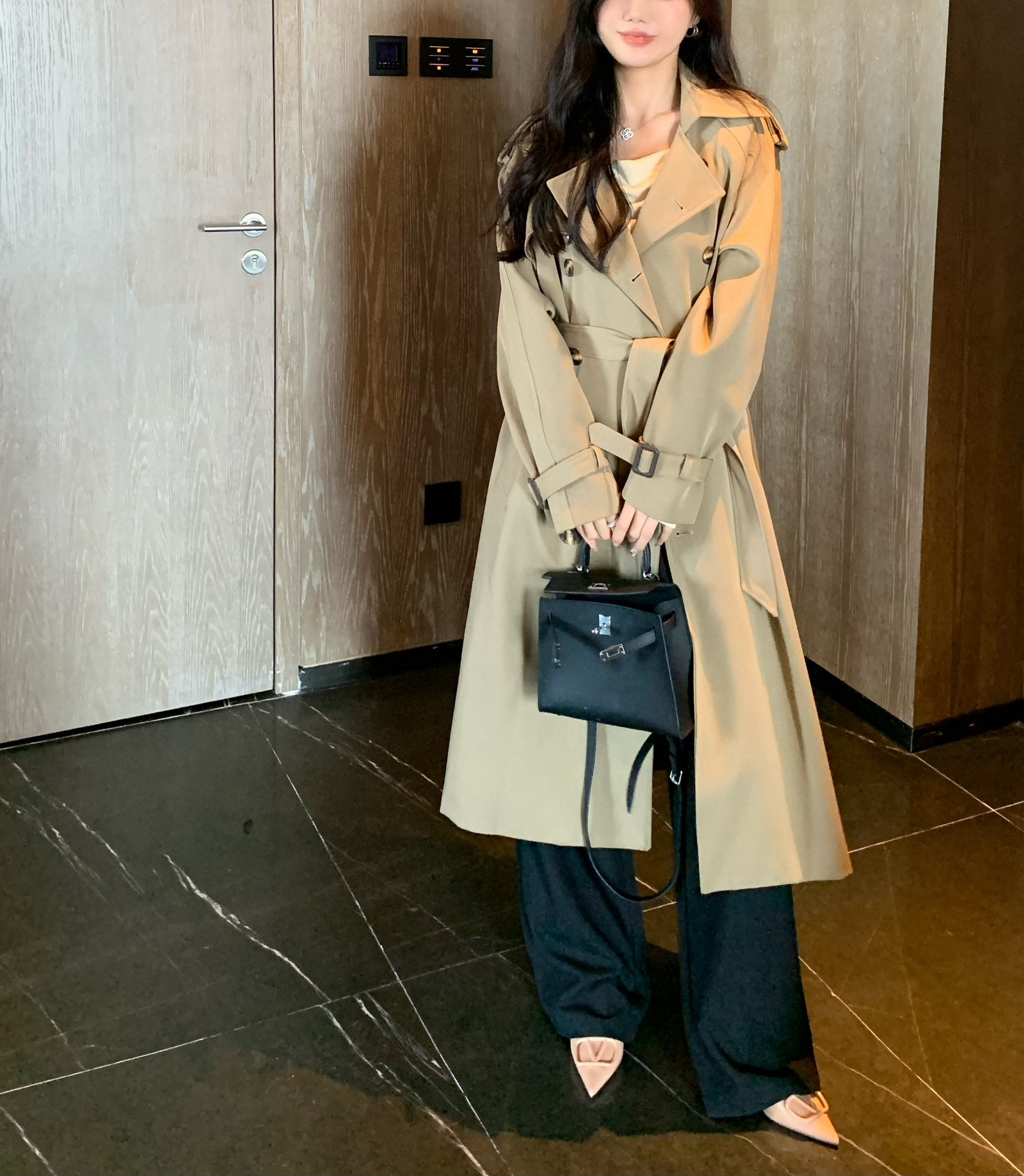 버버리 여자 코트