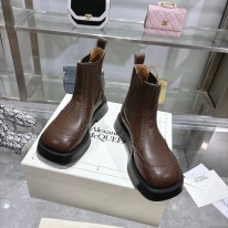 알렉산더 맥퀸 4CM 남여공용 부츠
