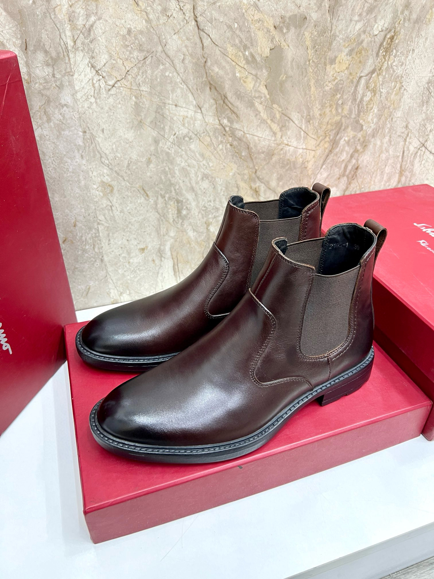 살바토레 페라가모 남자 부츠