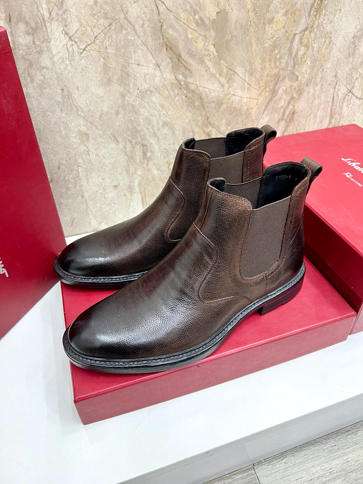 살바토레 페라가모 남자 부츠