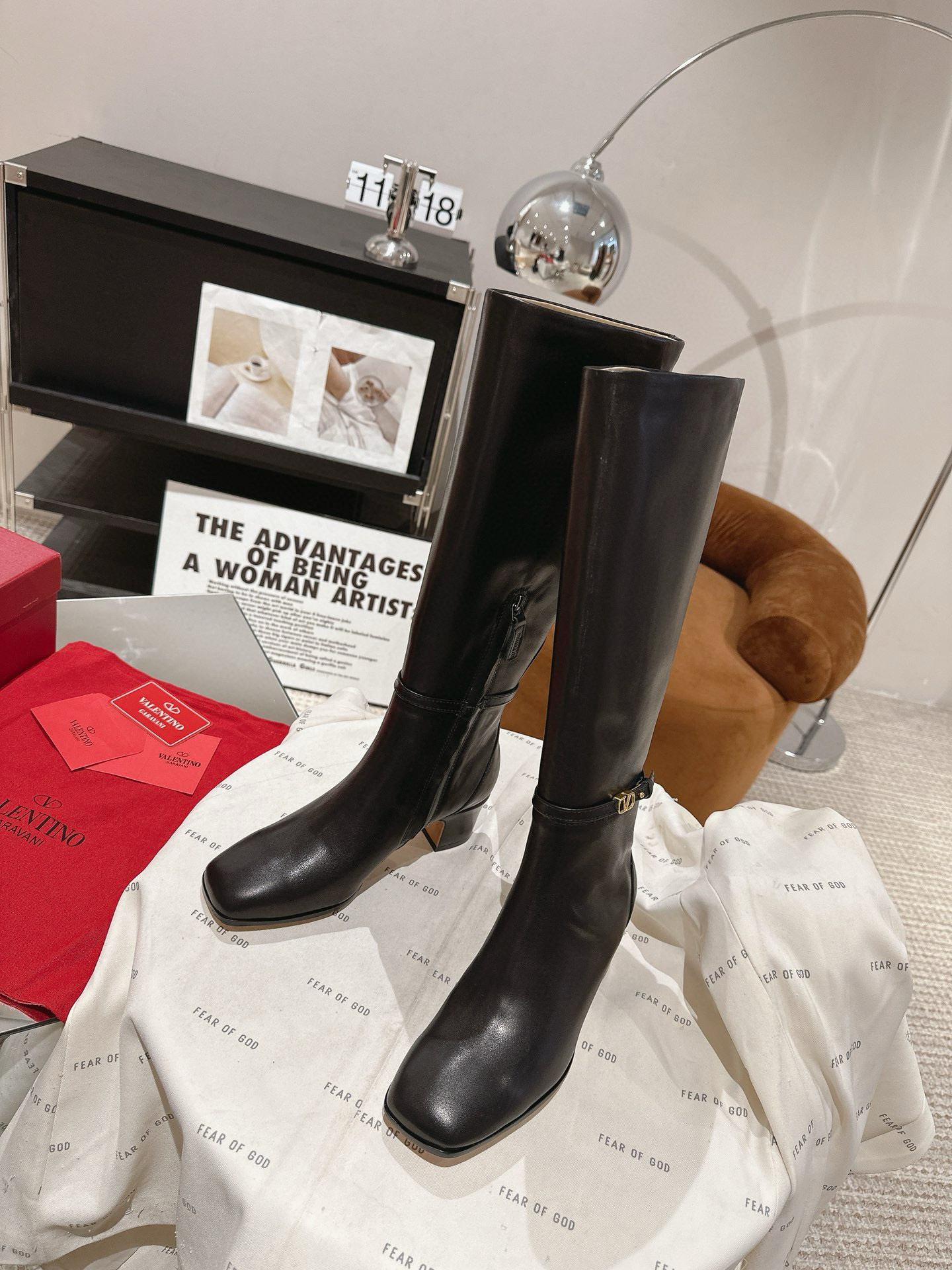 발렌티노 여자 부츠
