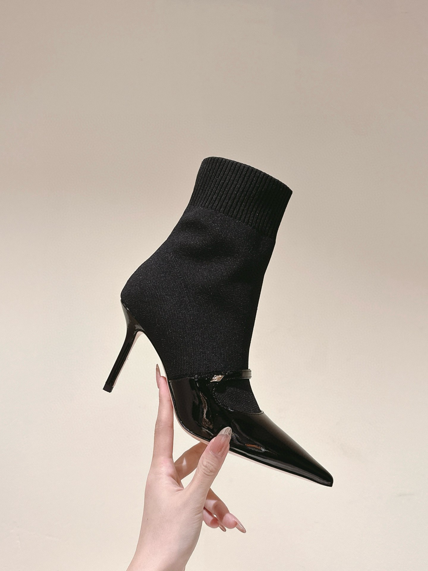 지미추 8.5CM 여자 부츠