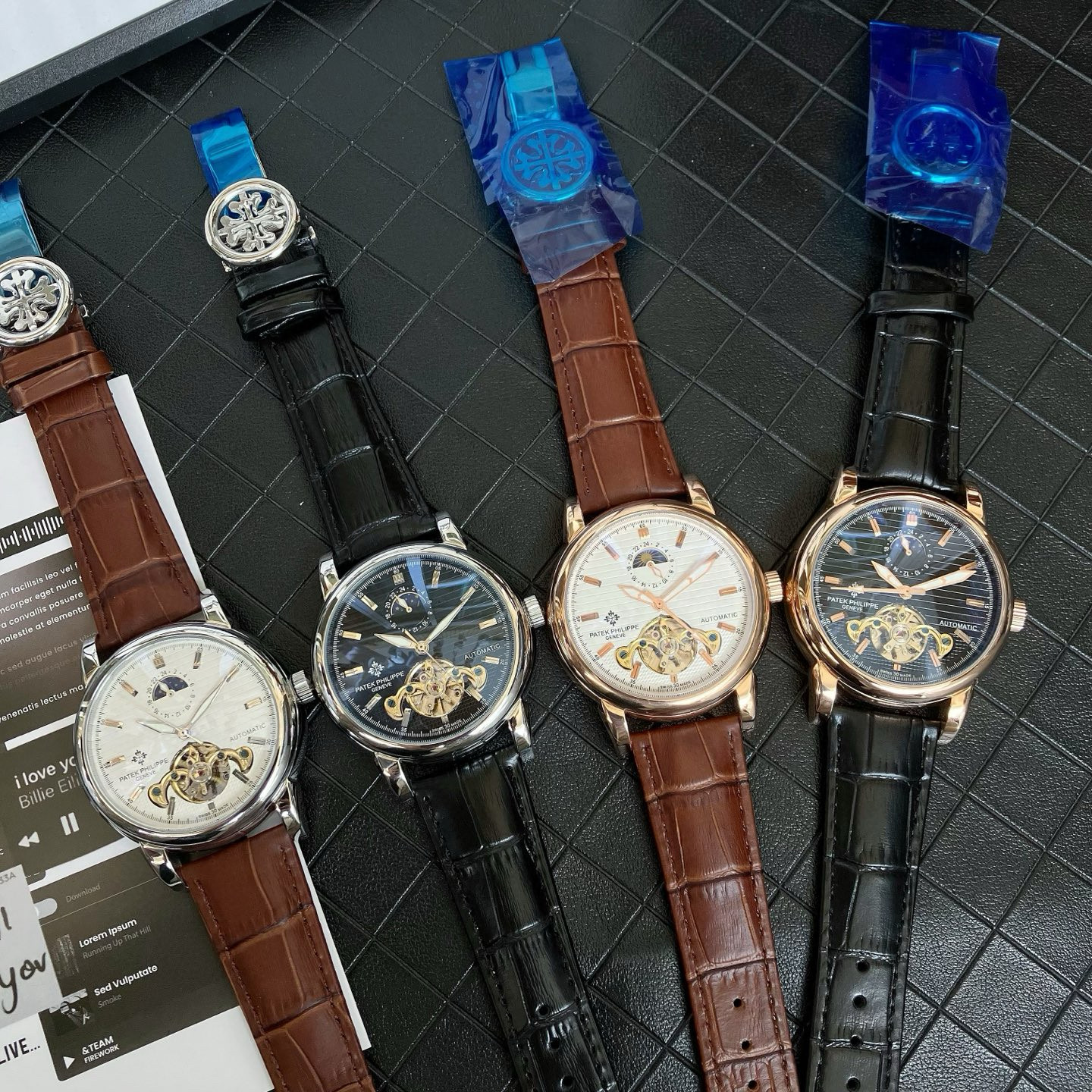 파텍필립 휴블로 4컬러 A급 남자 시계