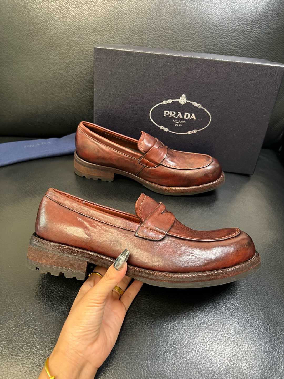 프라다 남자 구두