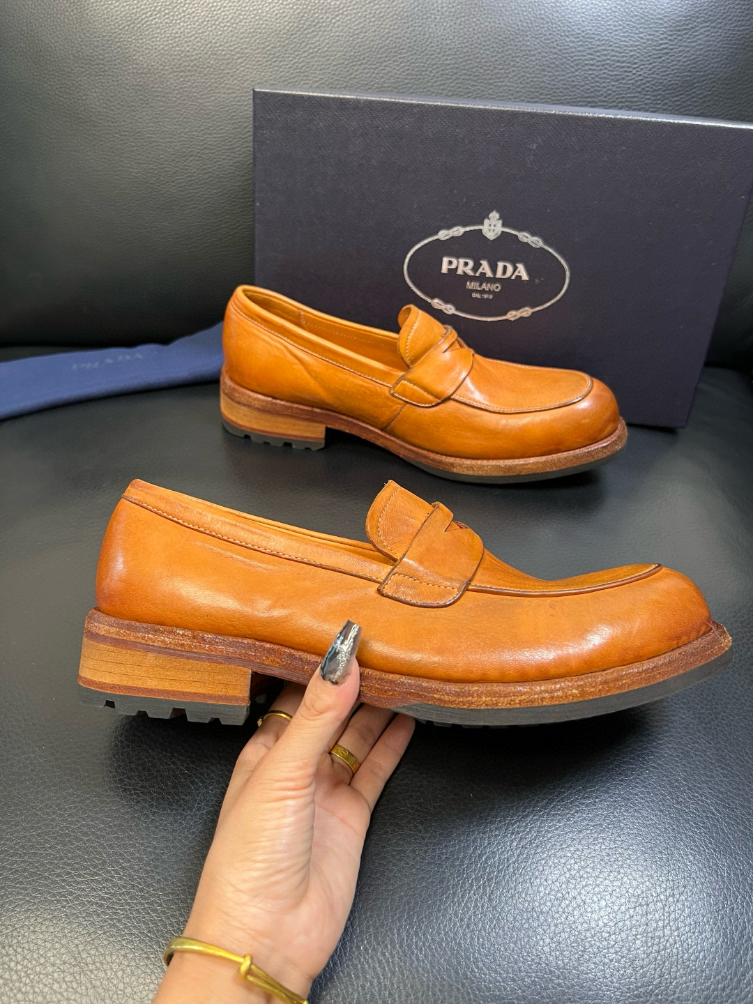 프라다 남자 구두