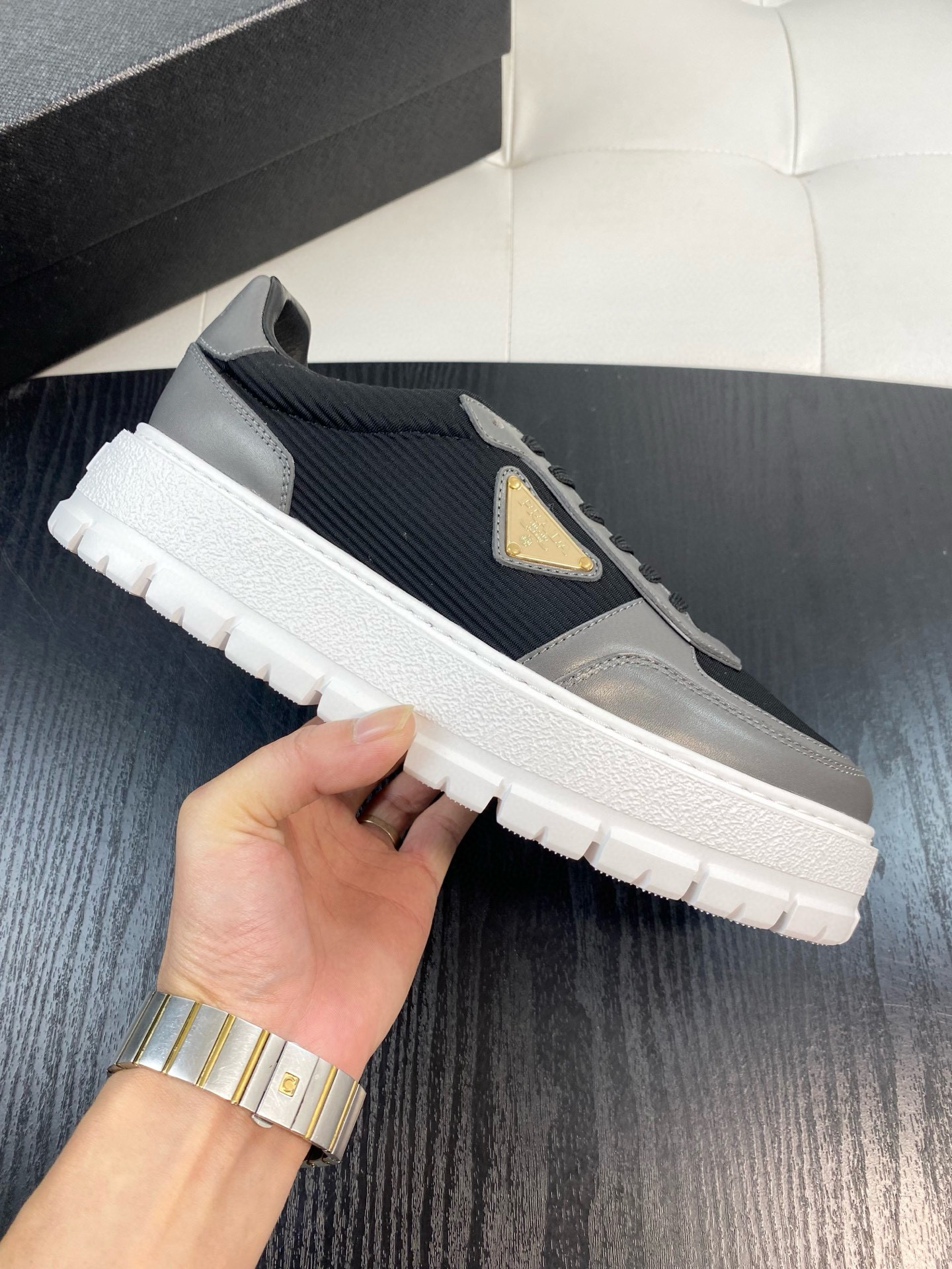 프라다 남자 스니커즈 신발 운동화