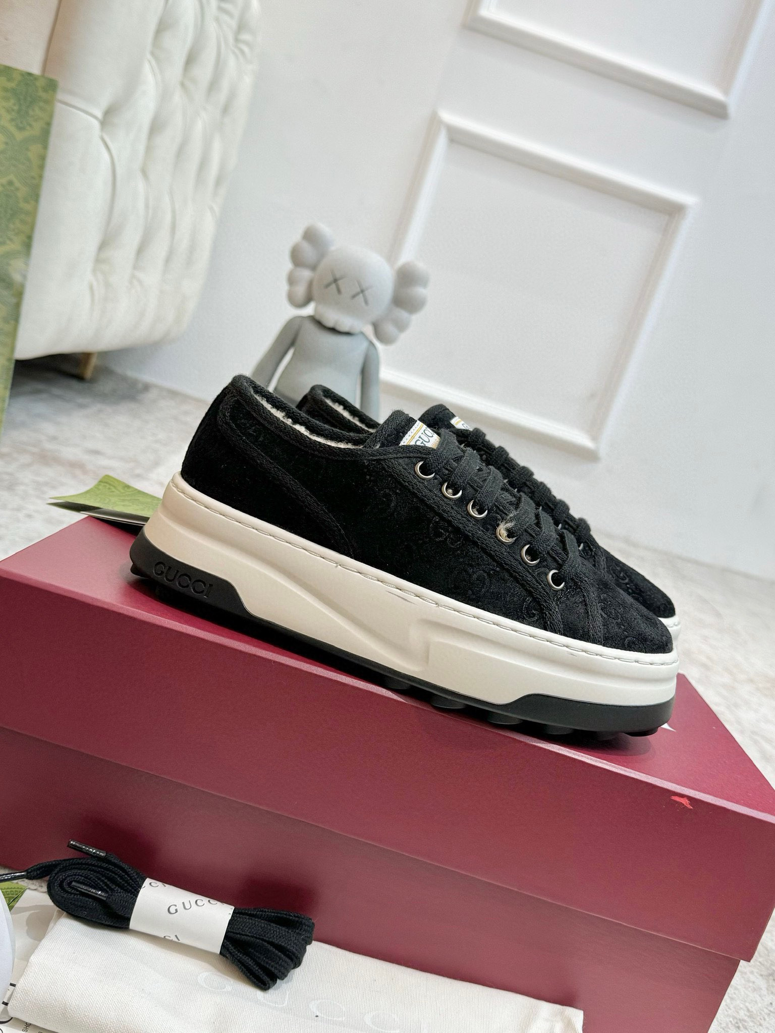 구찌 남녀공용 테니스 1977 신발 운동화 스니커즈