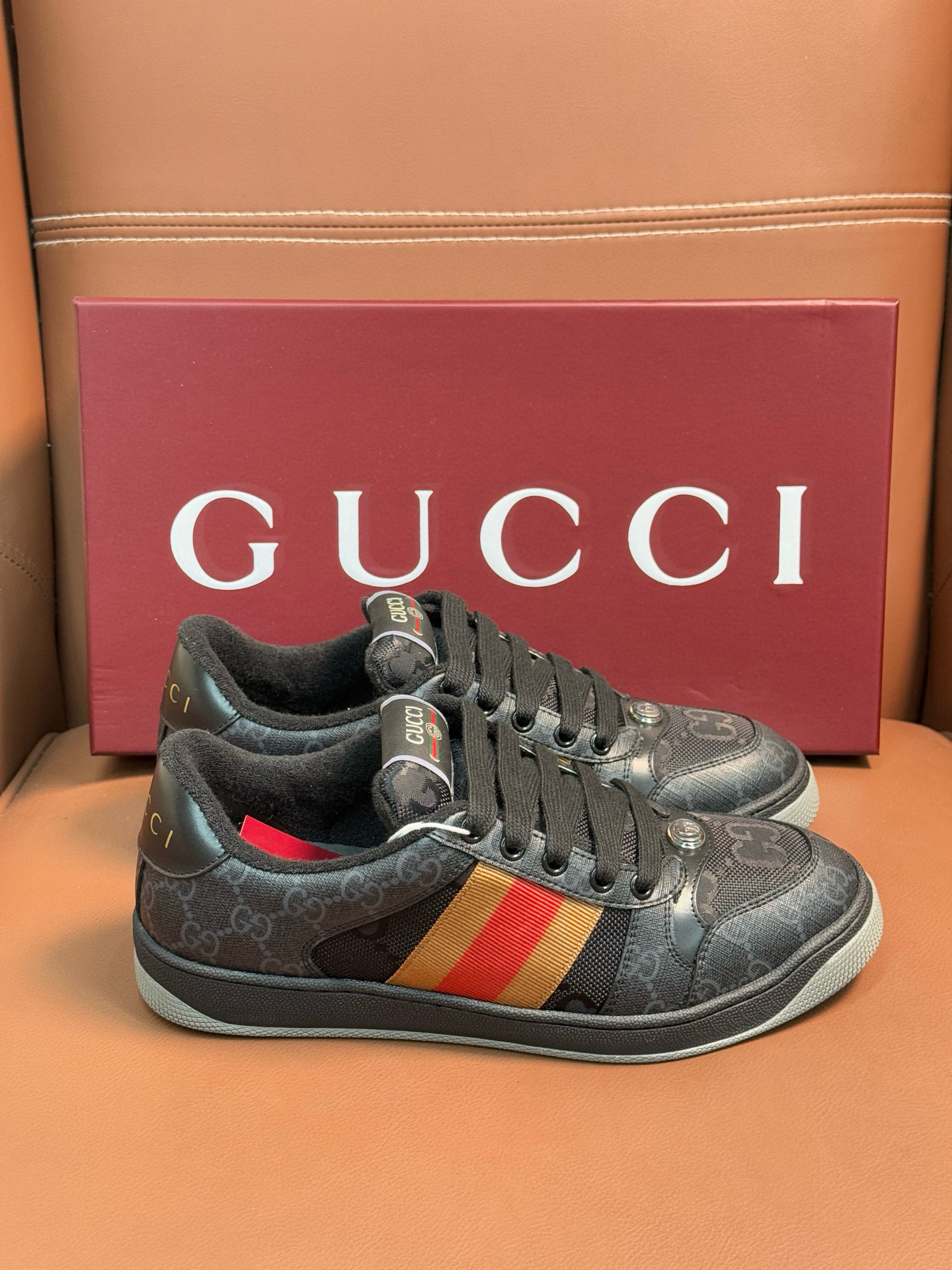 구찌 스크러너 남자 신발 운동화 스니커즈