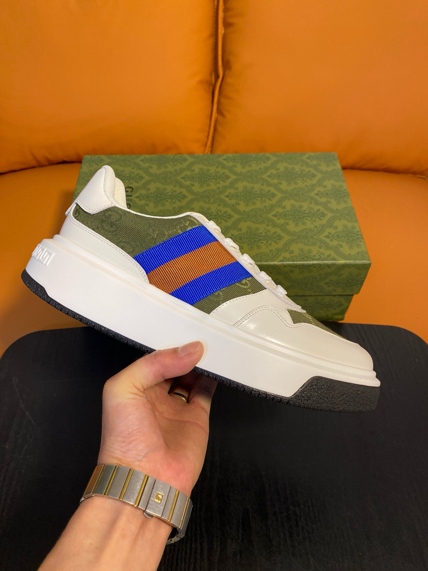 구찌 스크러너 남자 신발 운동화 스니커즈