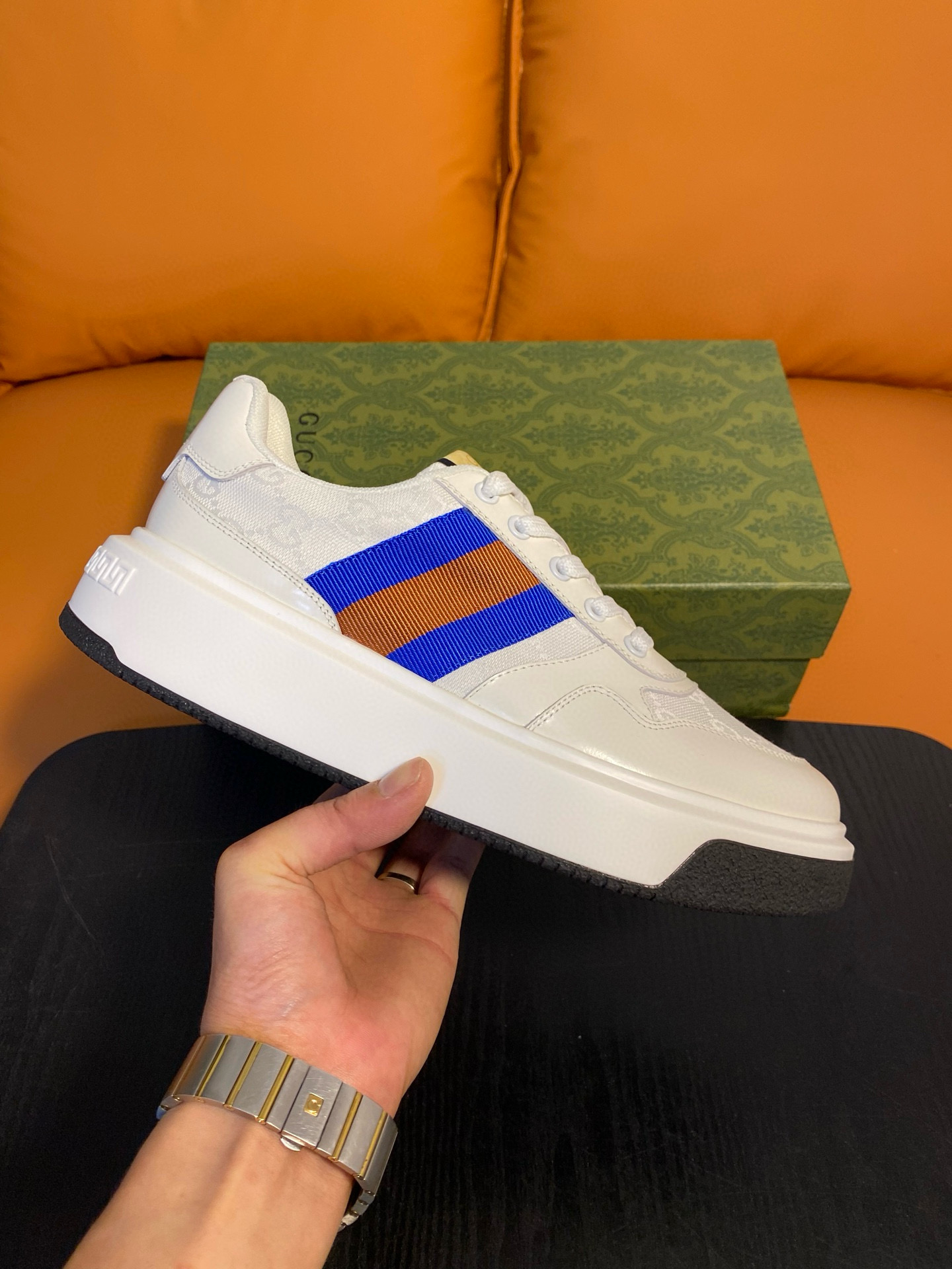 구찌 스크러너 남자 신발 운동화 스니커즈